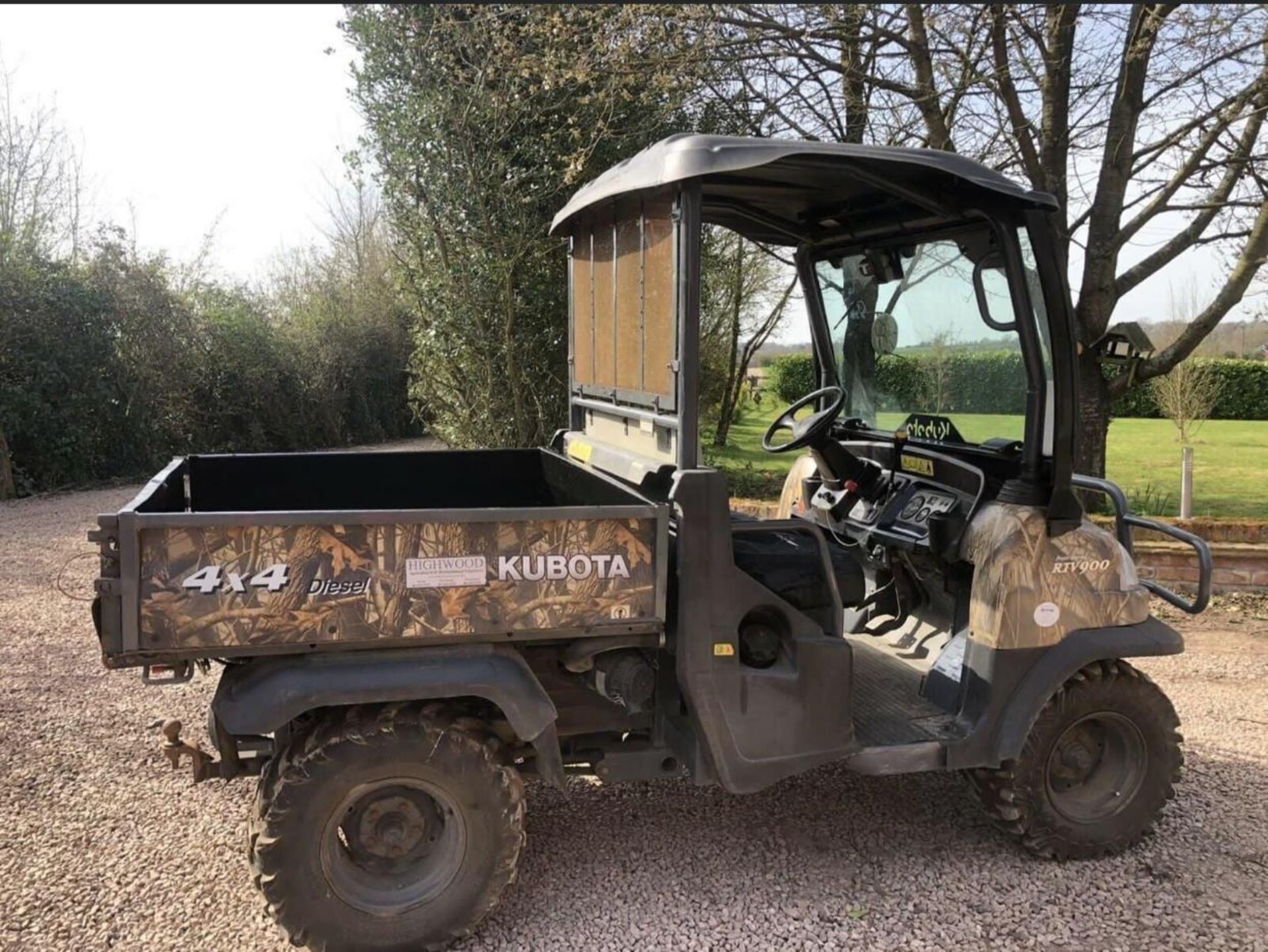 2012 Kubota RTV900 All Terrain Vehicle / Quad / Tipper Farm Estate Vehicle *NO VAT* - Image 5 of 5