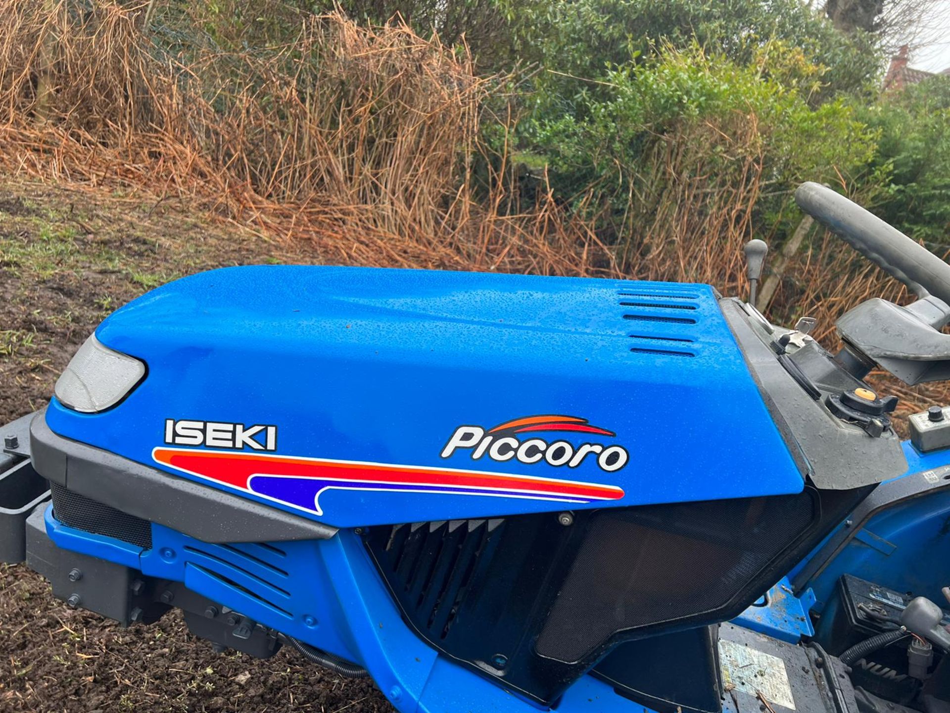 ISEKI PICCORO TPC 15 TRACTOR WITH ROTAVATOR, ONLY 574 HOURS *PLUS VAT* - Image 9 of 11