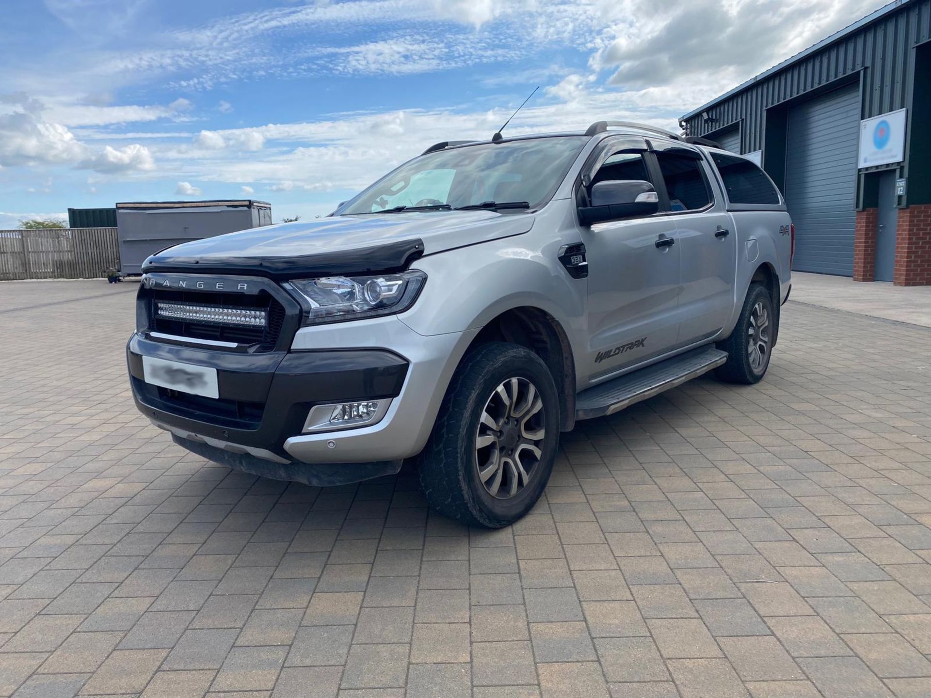 2017 FORD RANGER WILDTRAK 4X4 TDCI AUTO SILVER PICKUP *PLUS VAT* - Image 2 of 7