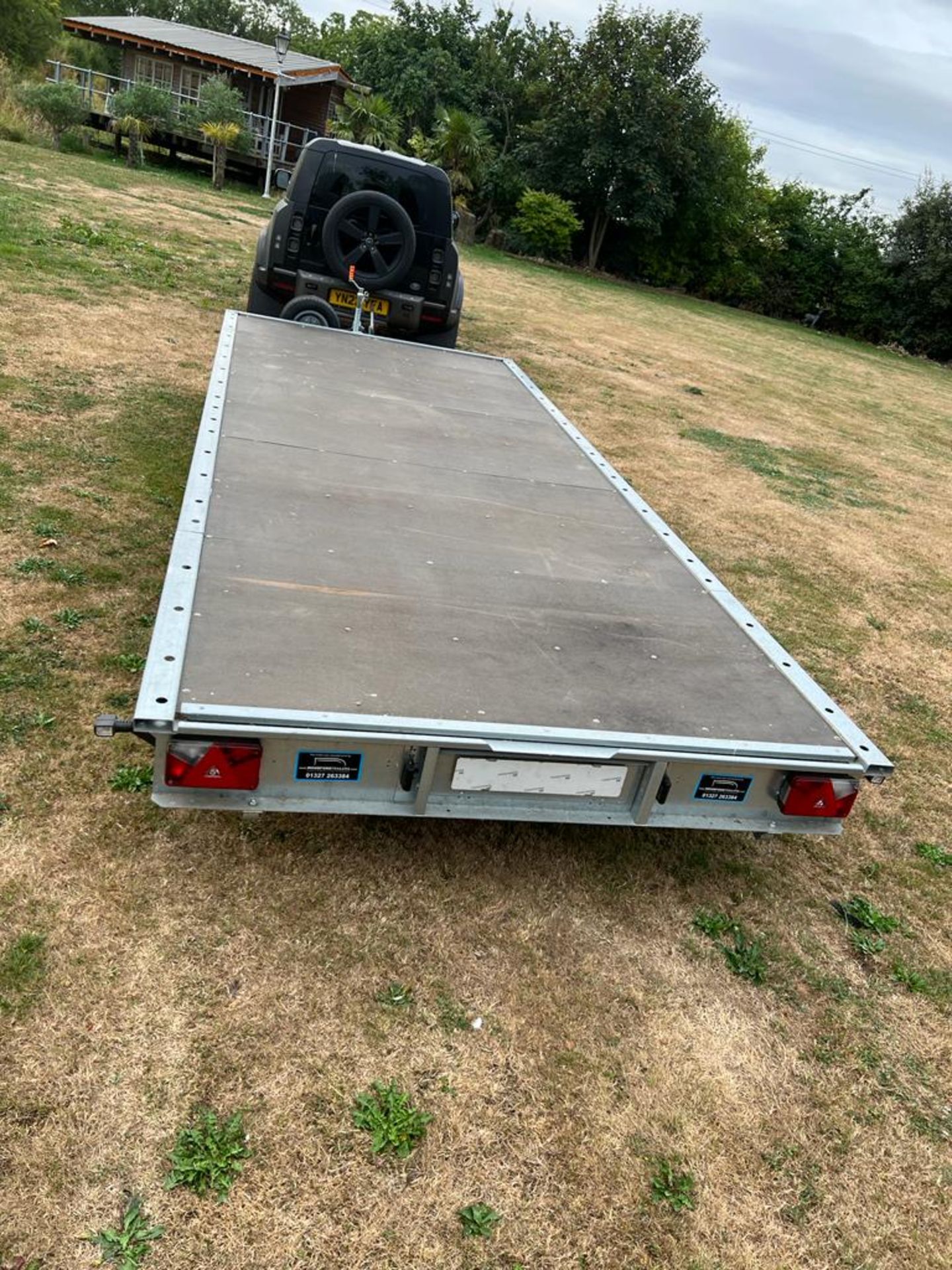 2022 BRAND NEW WOODFORD 18ft x 3500kg FLAT BED TRAILER, WITH PAPERWORK/KEYS *NO VAT* - Image 2 of 12