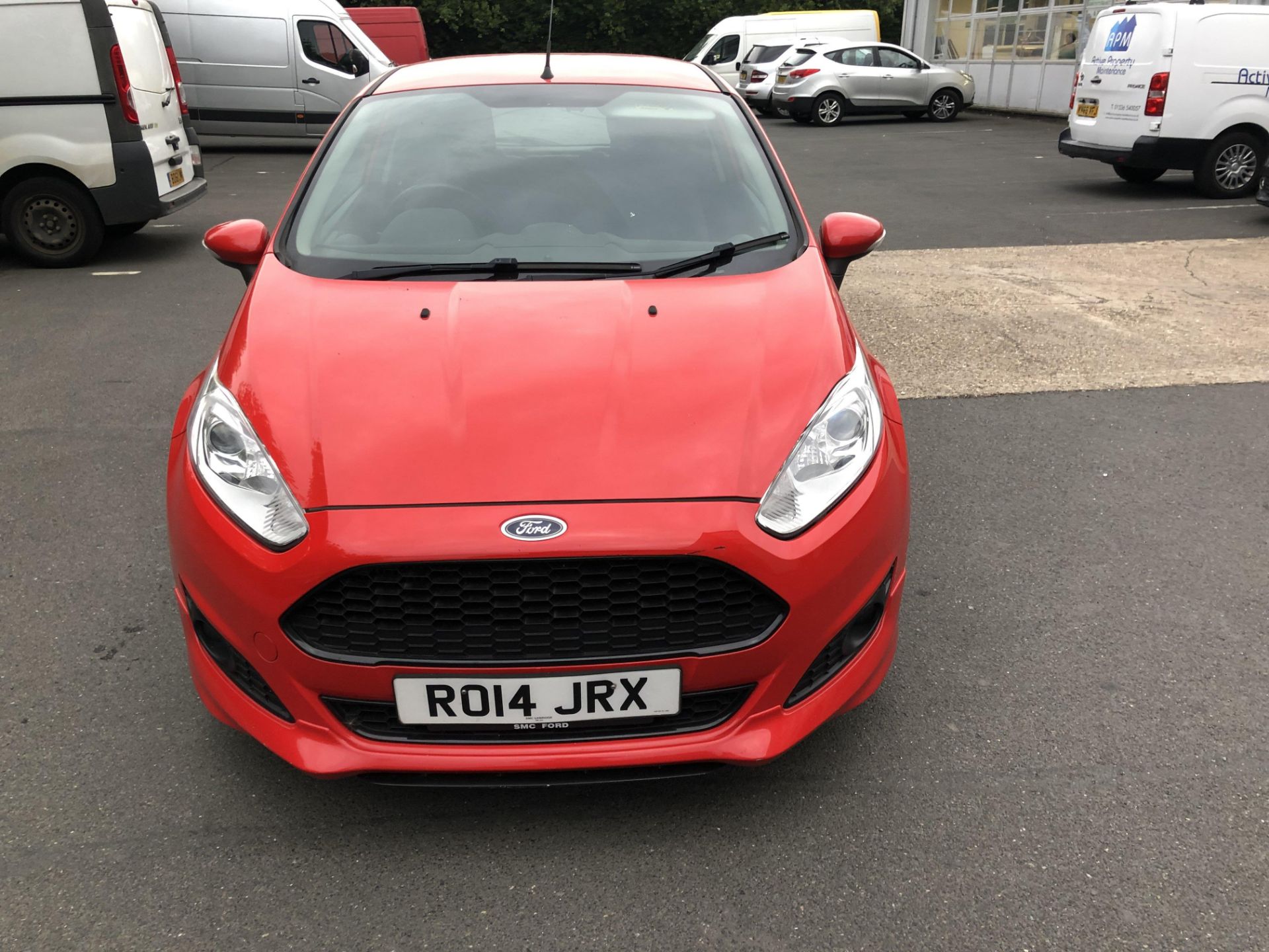 2014 FORD FIESTA ZETEC S RED HATCHBACK *NO VAT* - Image 2 of 14