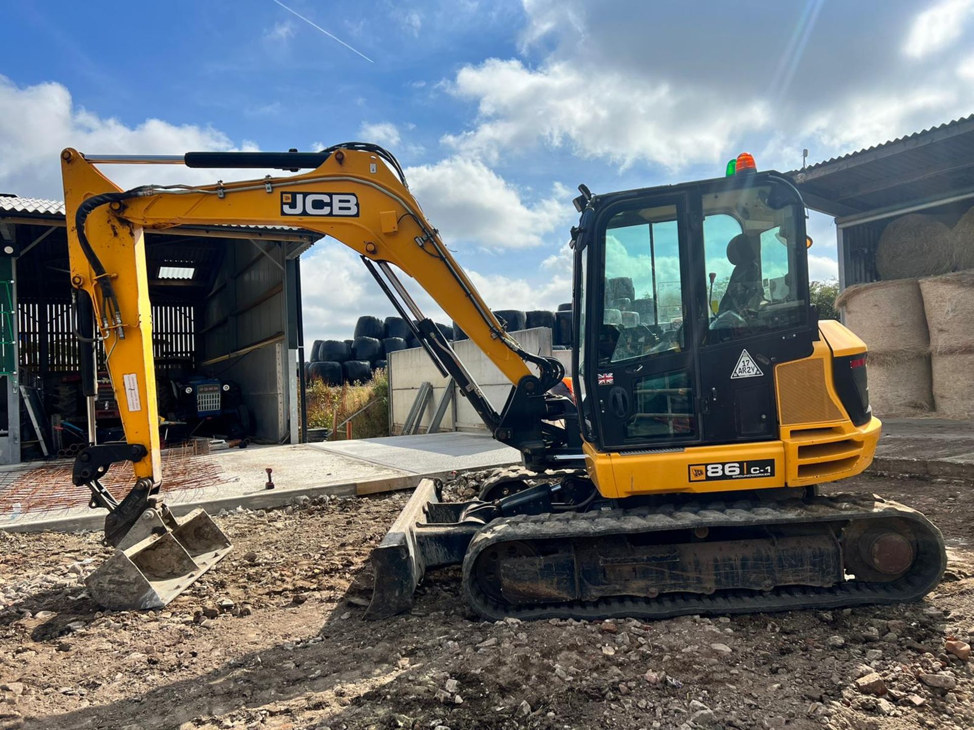 2017 JCB 86C-1 Groundworker 8.7 Ton Excavator *PLUS VAT* - Image 3 of 25