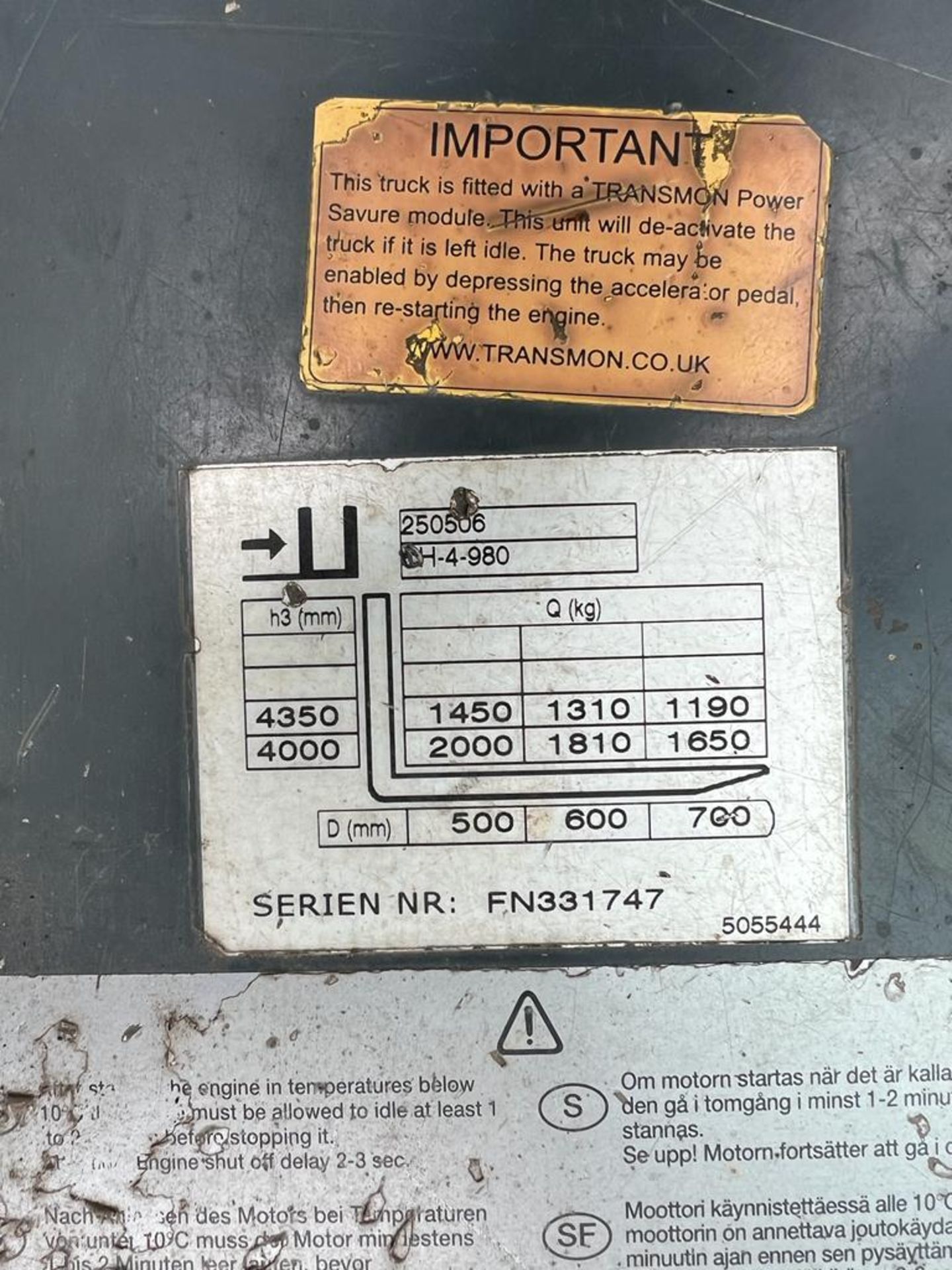 Jungheinric Forklift LPG *PLUS VAT* - Image 9 of 9