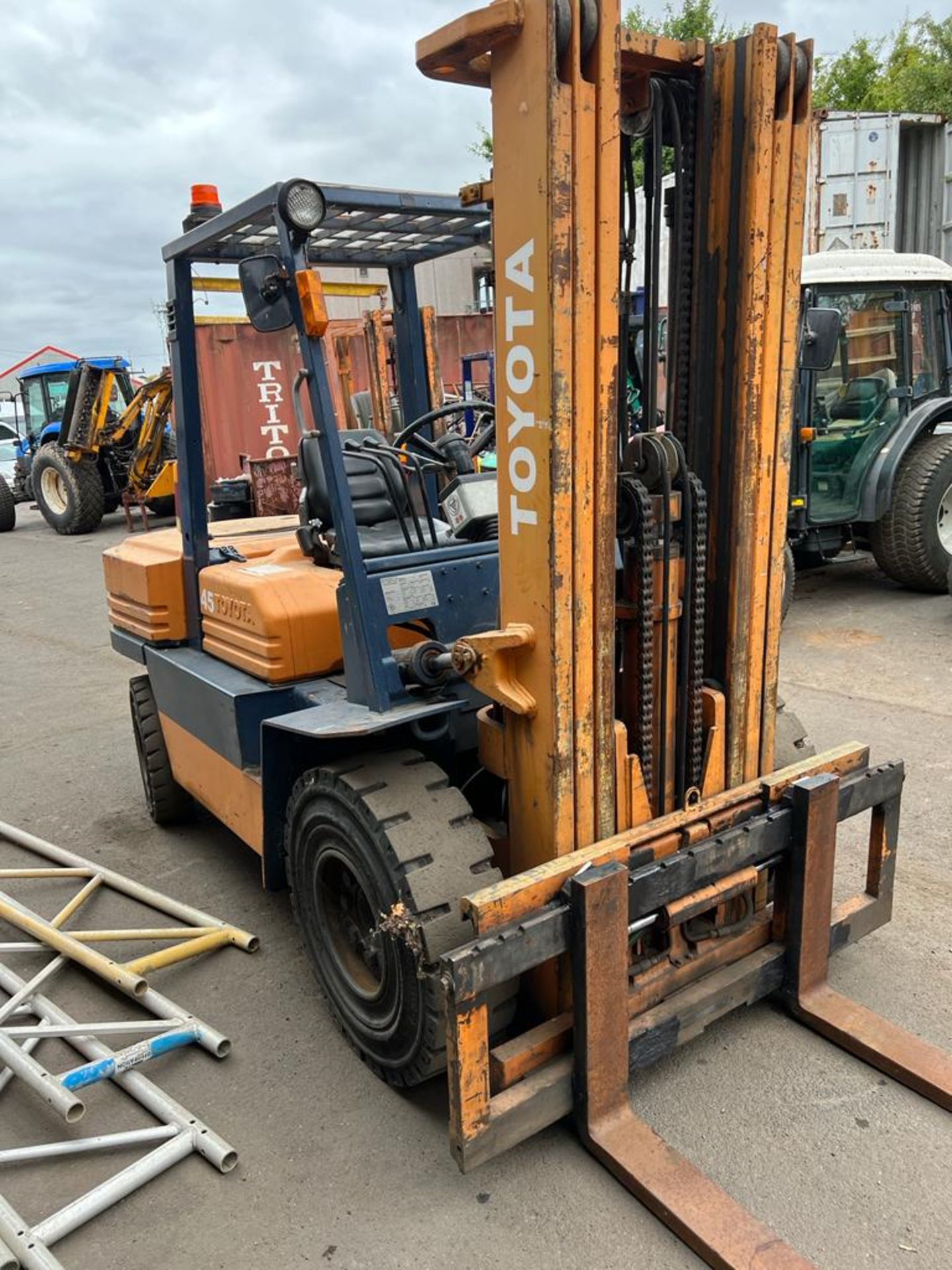 1992 Toyota 5 Ton Forklift POWERFUL 6 CYL DIESEL CONTAINER SPEC *PLUS VAT* - Image 3 of 11