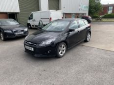 2012 FORD FOCUS ZETEC TDCI BLACK HATCHBACK *NO VAT*