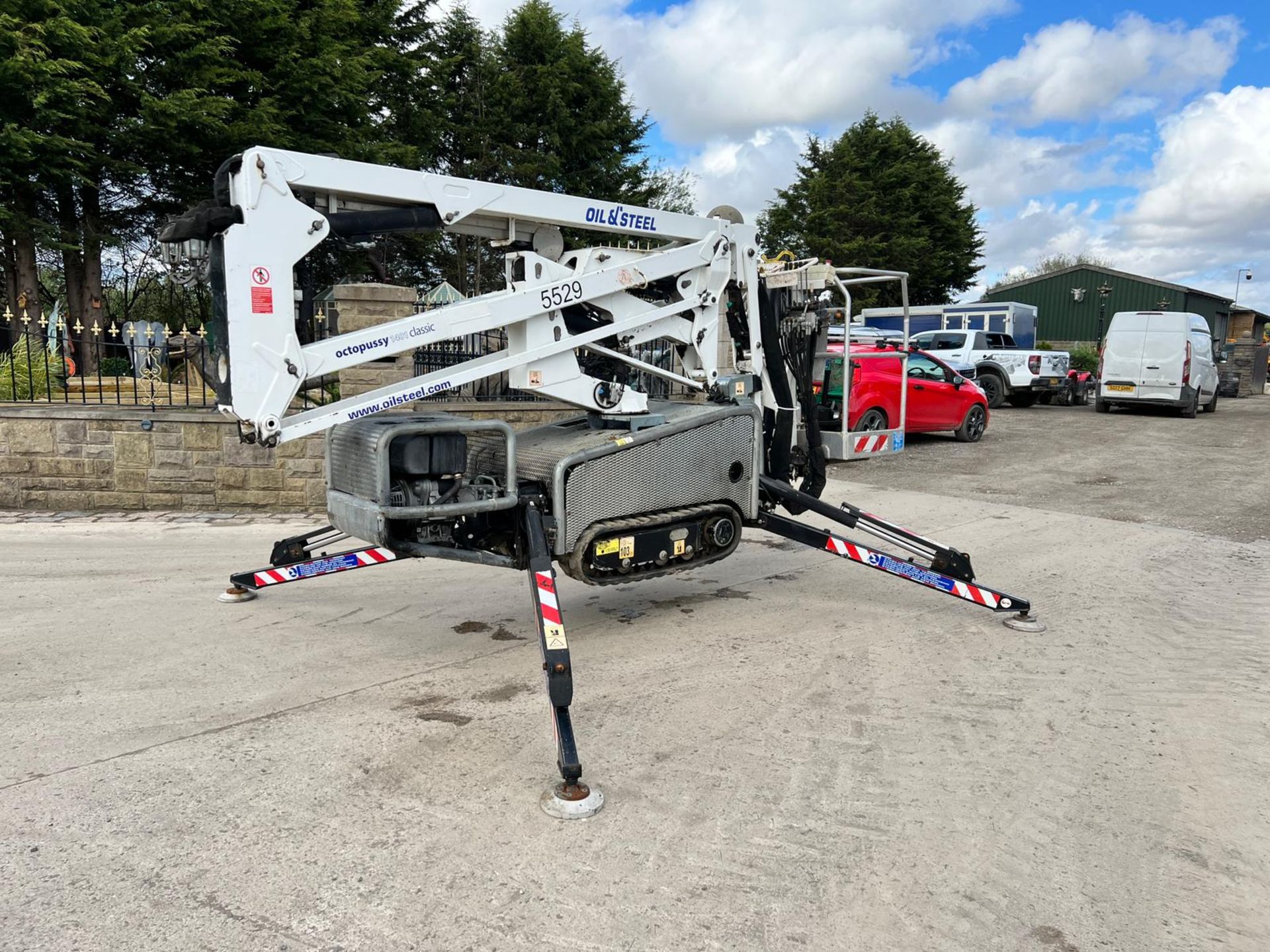 2009 Oil And Steel Octopussy 1401 Classic Spider Boom Lift *PLUS VAT* - Image 9 of 23