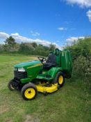 JOHN DEERE X495 RIDE ON LAWN MOWER WITH COLLECTOR *PLUS VAT*