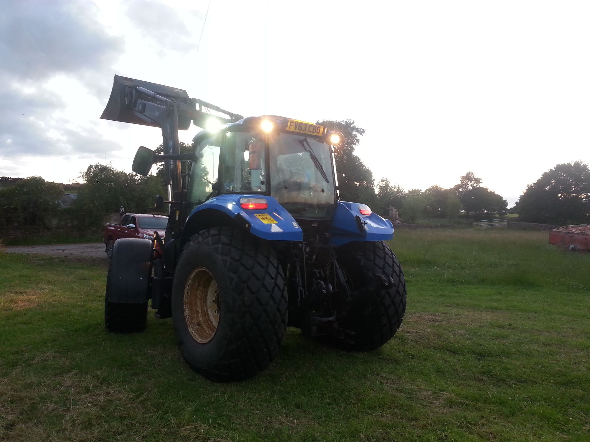 NEW HOLLAND T5.105 TRACTOR, 63 PLATE, 4WD, 6460 HOURS WARRANTED *PLUS VAT* - Image 9 of 11