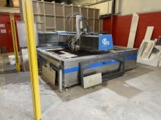 2019 Waterjet Sweden NCT30 waterjet cutting machine, comes with MARK compressor M5M.5D and KMT pump