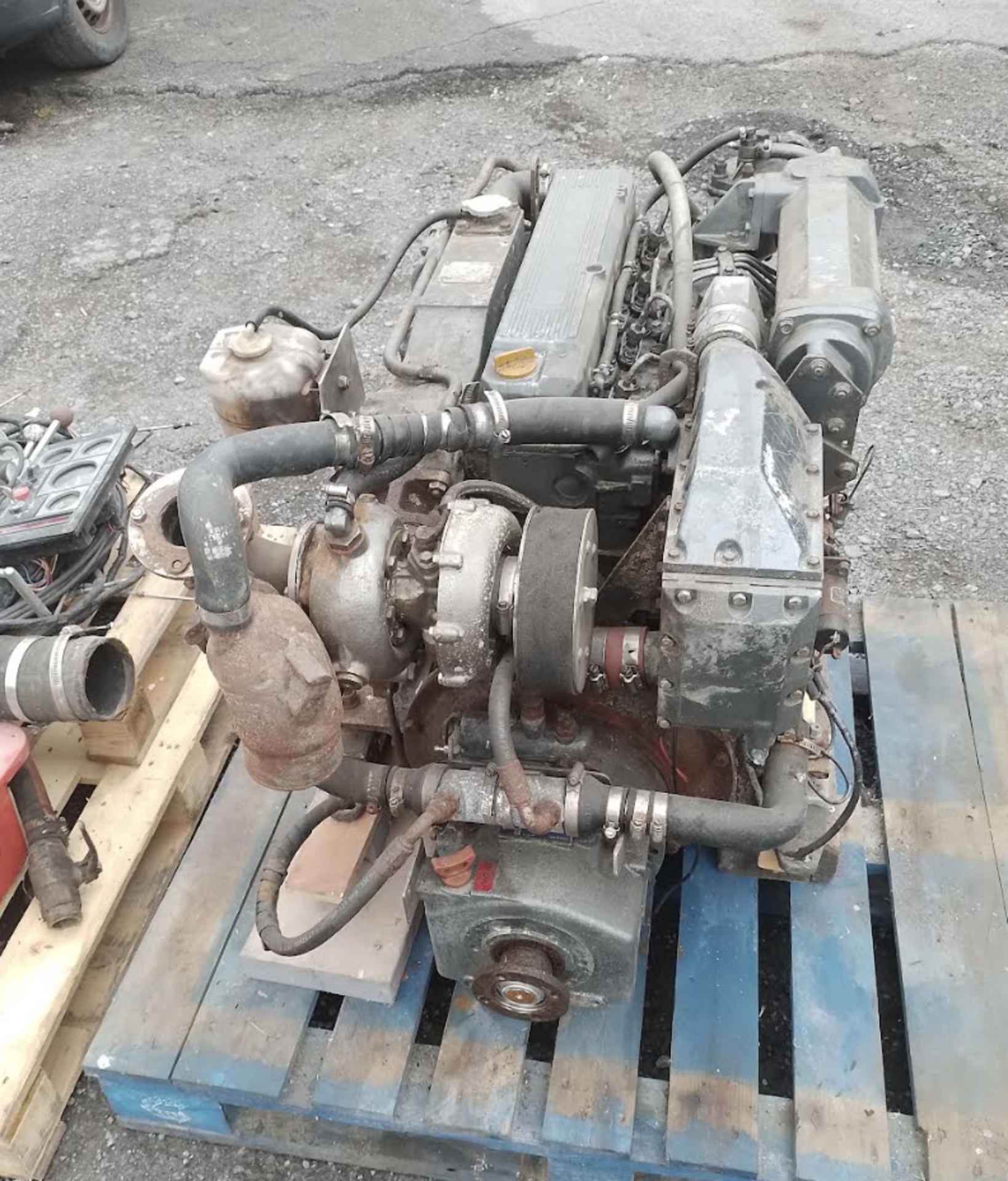 YANMAR TURBO DIESEL INBOARD C/W HAMILTON JET DRIVE IN WORKING/SERVICED ORDER C/W ANCILLARY CONTROLS - Image 3 of 17