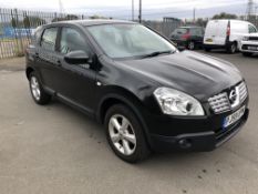 2009/59 NISSAN QASHQAI ACENTA DCI BLACK HATCHBACK *NO VAT*