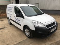 2017 PEUGEOT PARTNER PROFESSION L1 BLUE HDI WHITE PANEL VAN *PLUS VAT*