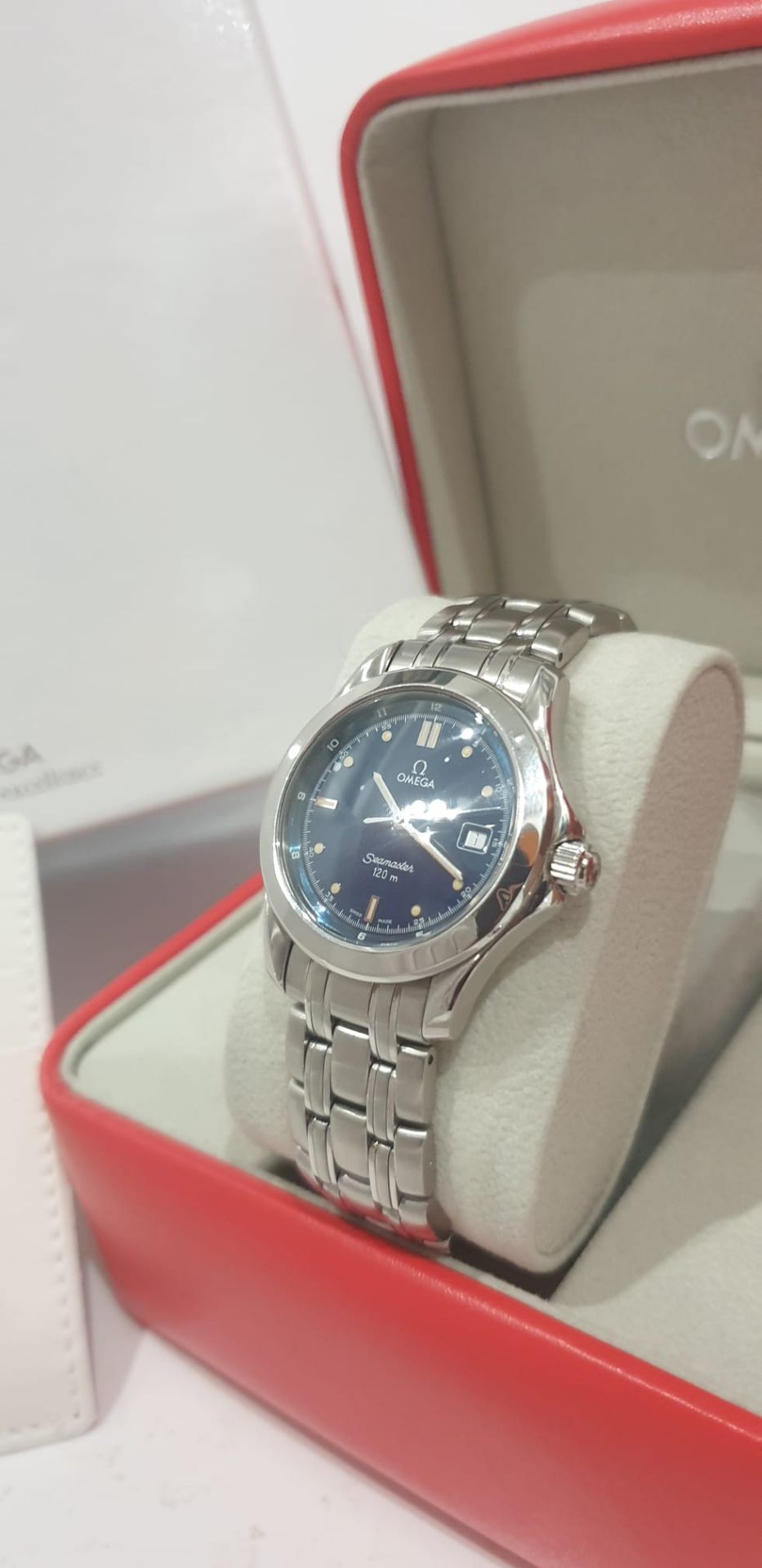 Omega Seamaster Professional 120m Navy Dial Mens Swiss Watch NO VAT - Image 3 of 9