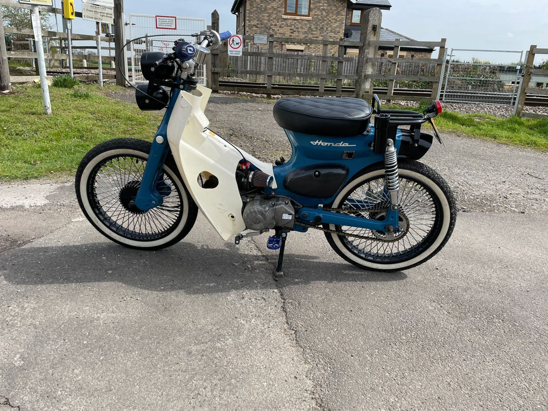 Honda c50 fitted with a 212 Daytona 4 valve engine, very fast and been a 5 speed sits at 70mph - Image 6 of 10