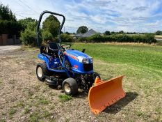 2012 ISEKI TXG237 4WD COMPACT TRACTOR WITH 54" UNDERSLUNG DECK AND FRONT SNOW BLADE *PLUS VAT*