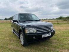 2007 LAND ROVER RANGE ROVER VOGUE SE A BLACK ESTATE *NO VAT*