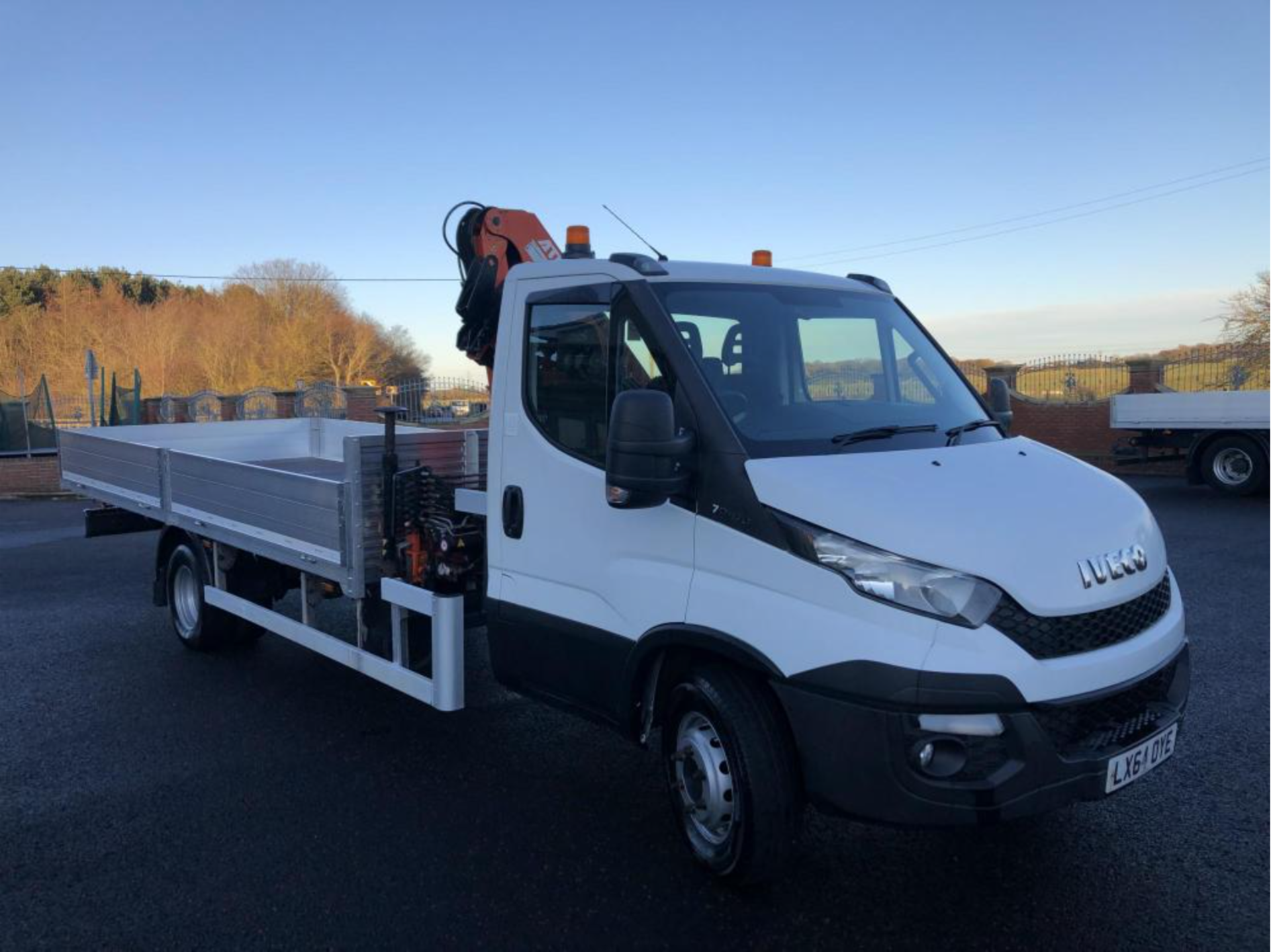 2014/ 64 PLATE IVECO DAILY 70-170 7TON GROSS, DROP SIDE BODY WITH ATLAS TEREX 48.2 CRANE *PLUS VAT* - Image 2 of 16
