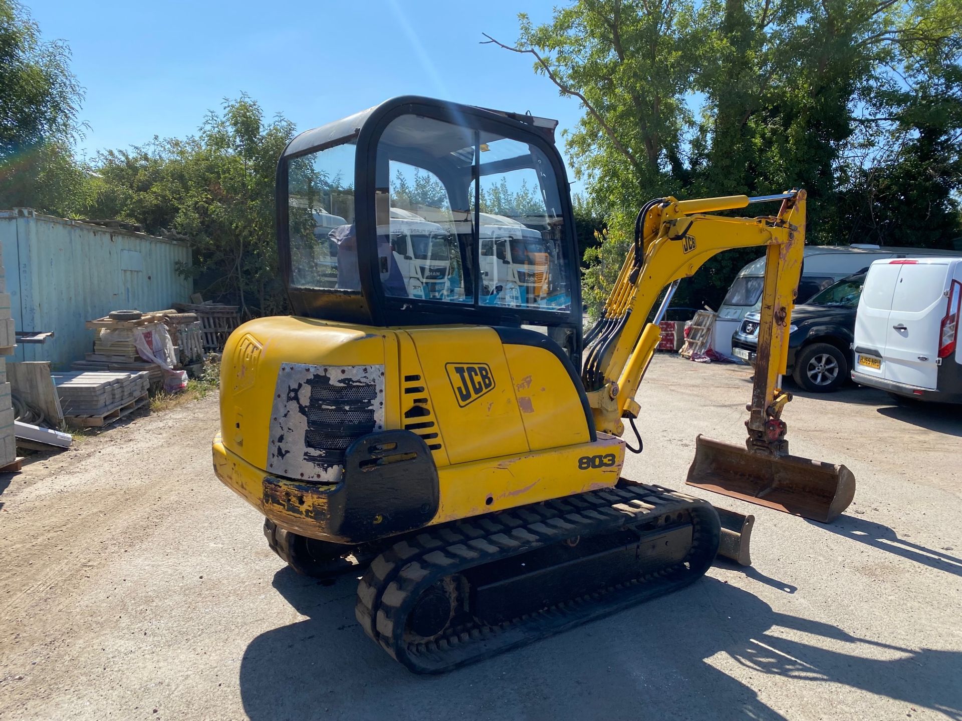 2001 JCB 803 3 Ton Mini Digger, 5100 hours, quick hitch and 3 buckets *PLUS VAT* - Image 3 of 6