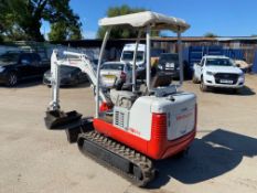 2002 Takeuchi TB016, expanding tracks, new tracks just fitted, 2 extra buckets *PLUS VAT*