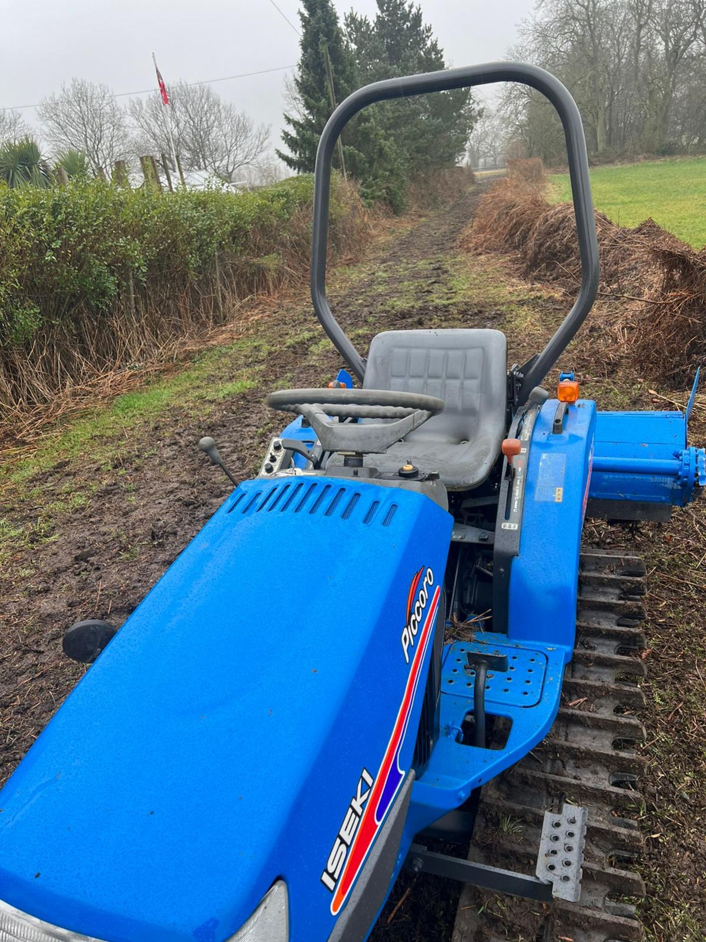 ISEKI PICCORO TPC 15 TRACTOR WITH ROTAVATOR, ONLY 574 HOURS *PLUS VAT* - Image 10 of 11
