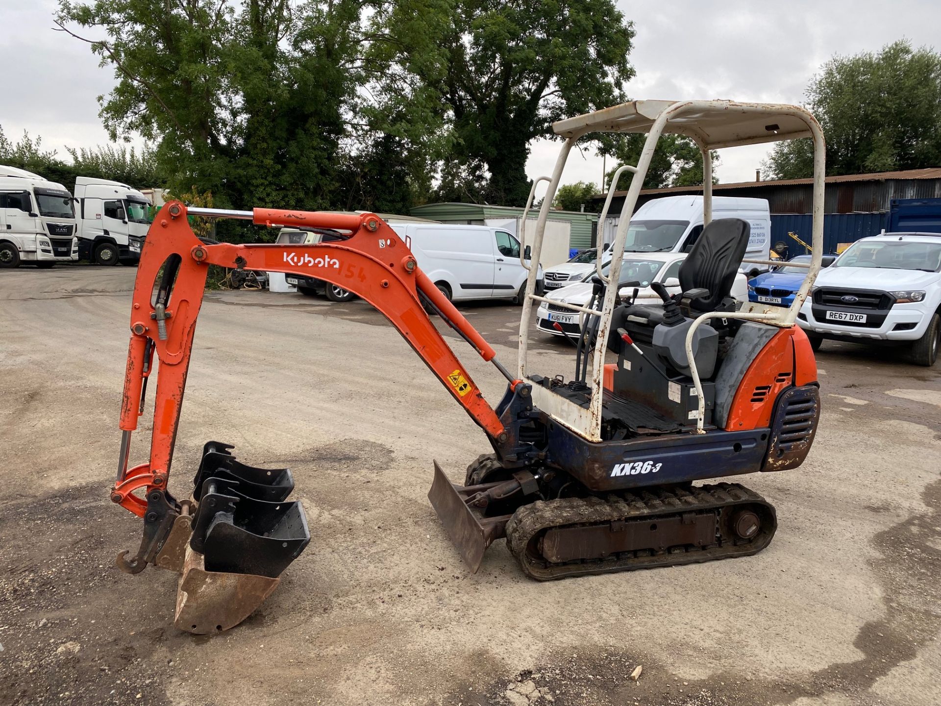 09 Kubota KX36-3 1.5 Ton Mini Digger *PLUS VAT*