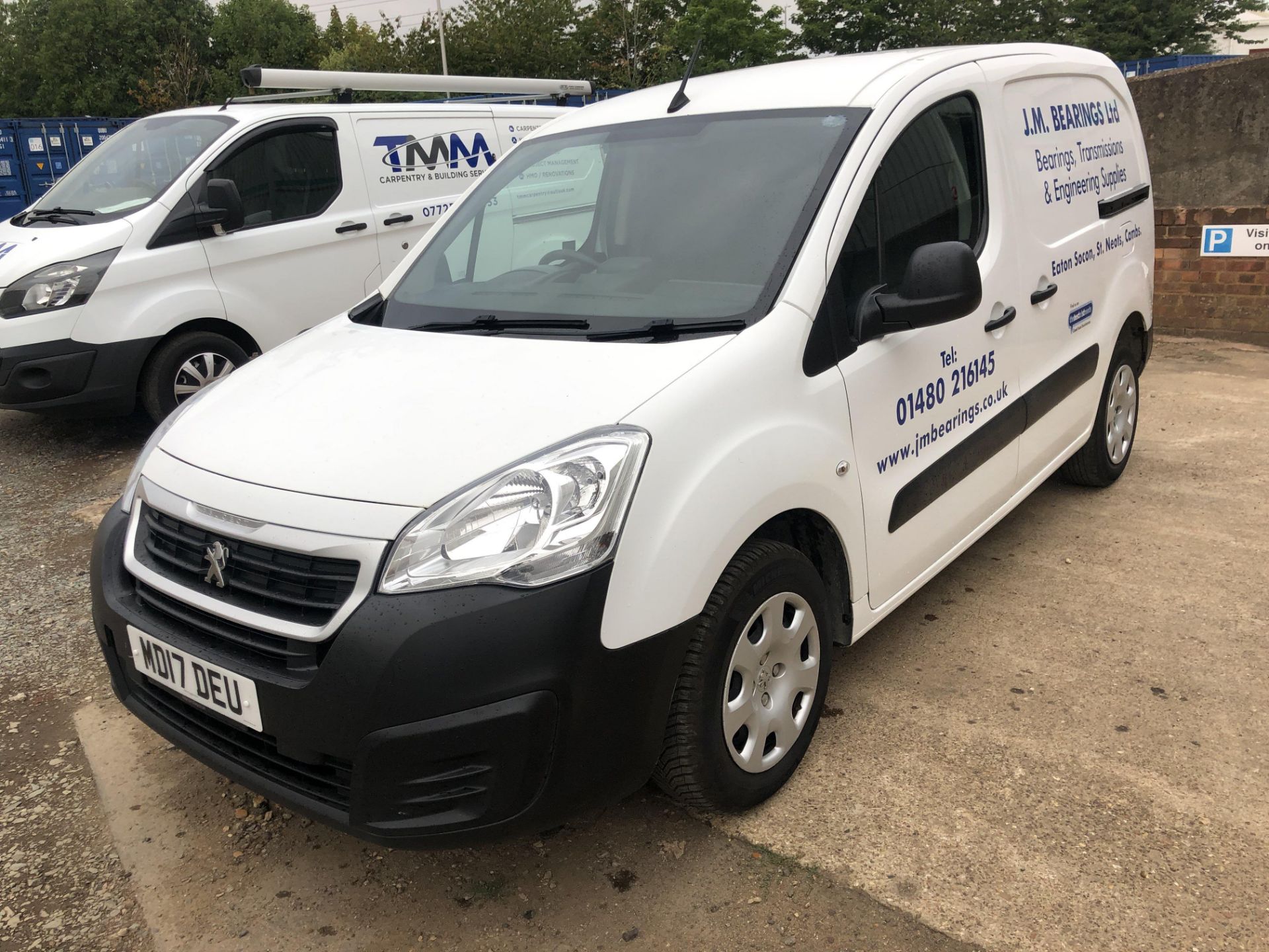 2017 PEUGEOT PARTNER PROFESSION L1 BLUE HDI WHITE PANEL VAN *PLUS VAT* - Image 7 of 15