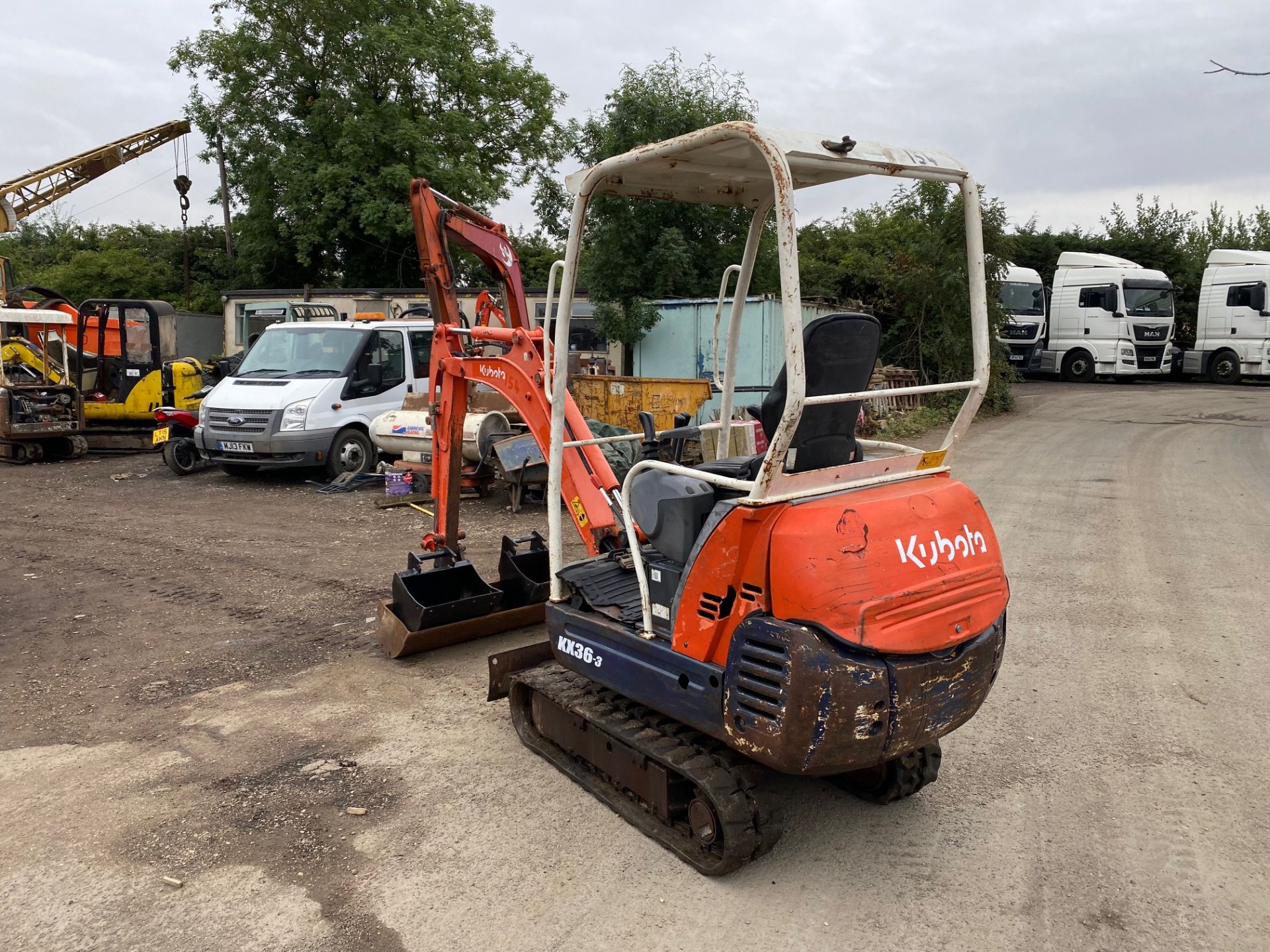 09 Kubota KX36-3 1.5 Ton Mini Digger *PLUS VAT* - Image 2 of 5