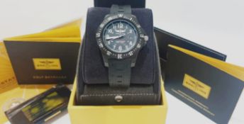 BREITLING SKYRACER 45MM MENS WATCH BOX & PAPERS NO VAT