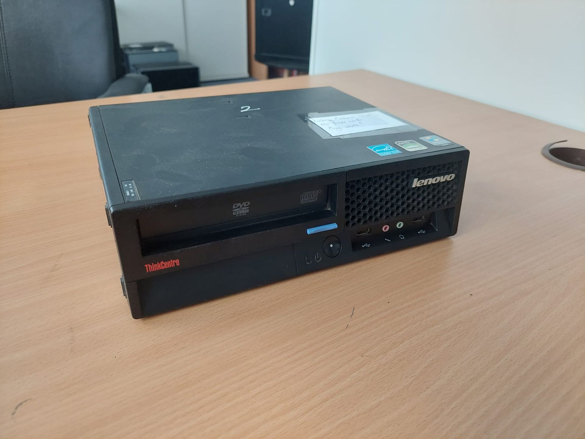 2x Lenovo Thinkcentre PCs, Currently Not Functional *NO VAT* - Image 2 of 8