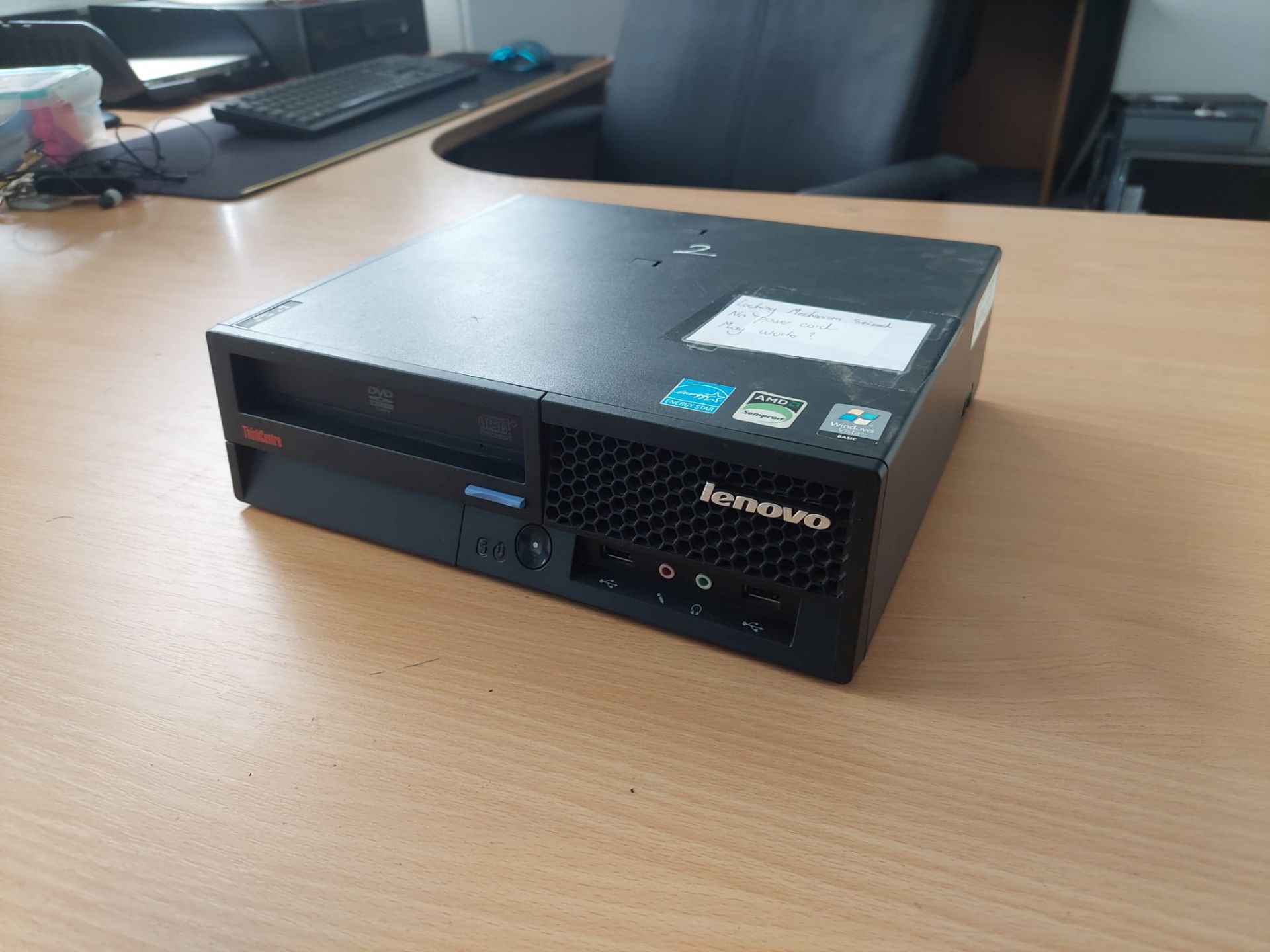2x Lenovo Thinkcentre PCs, Currently Not Functional *NO VAT* - Image 6 of 8