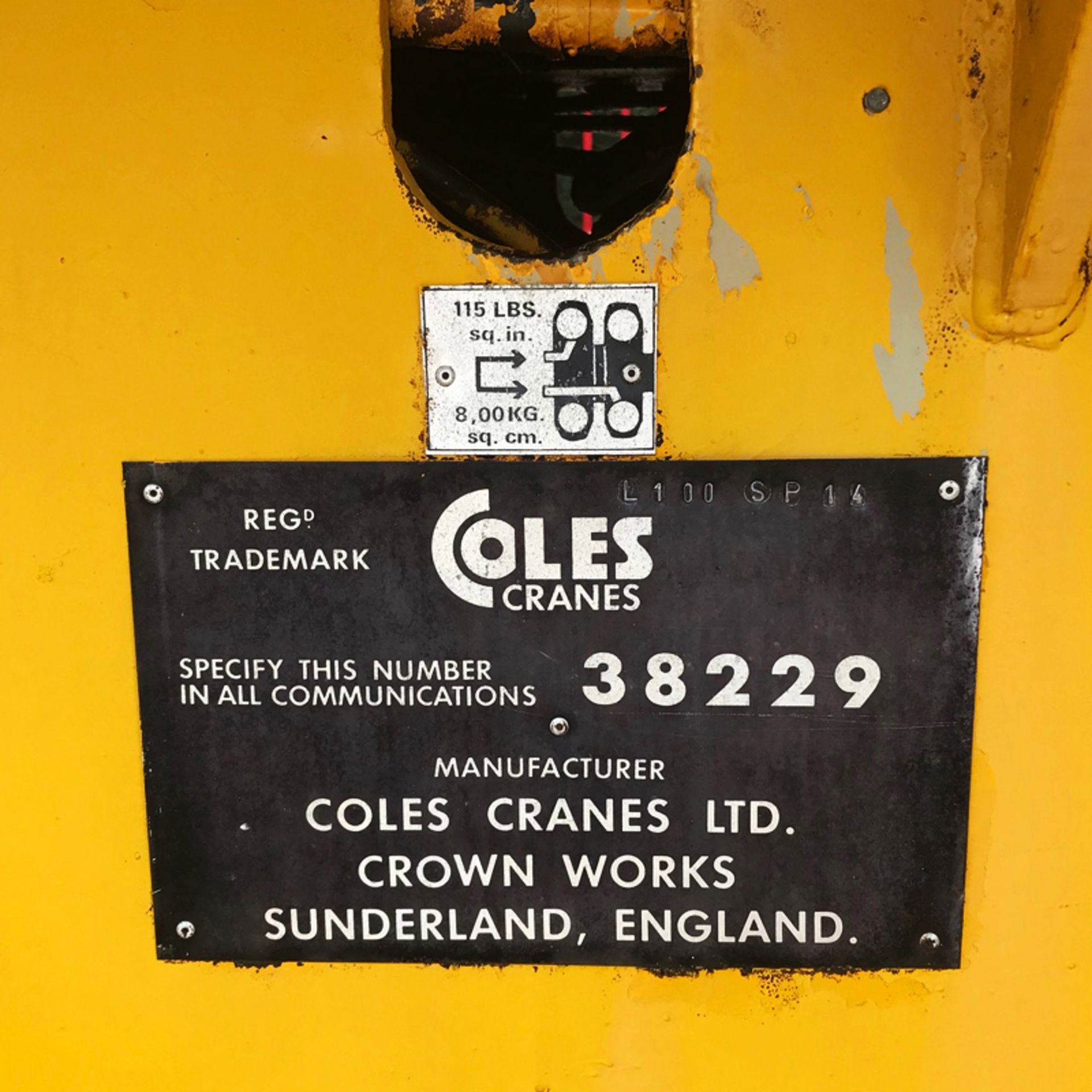 Coles Hydramobile 920 crane, Maximum lift capacity 18 tonne *PLUS VAT* - Image 8 of 15