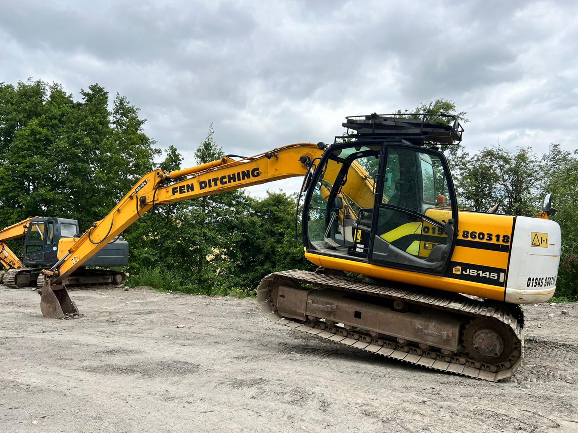 2007 JCB JS145 14.5 Tonne Excavator With Long Reach Boom *PLUS VAT* - Image 6 of 27