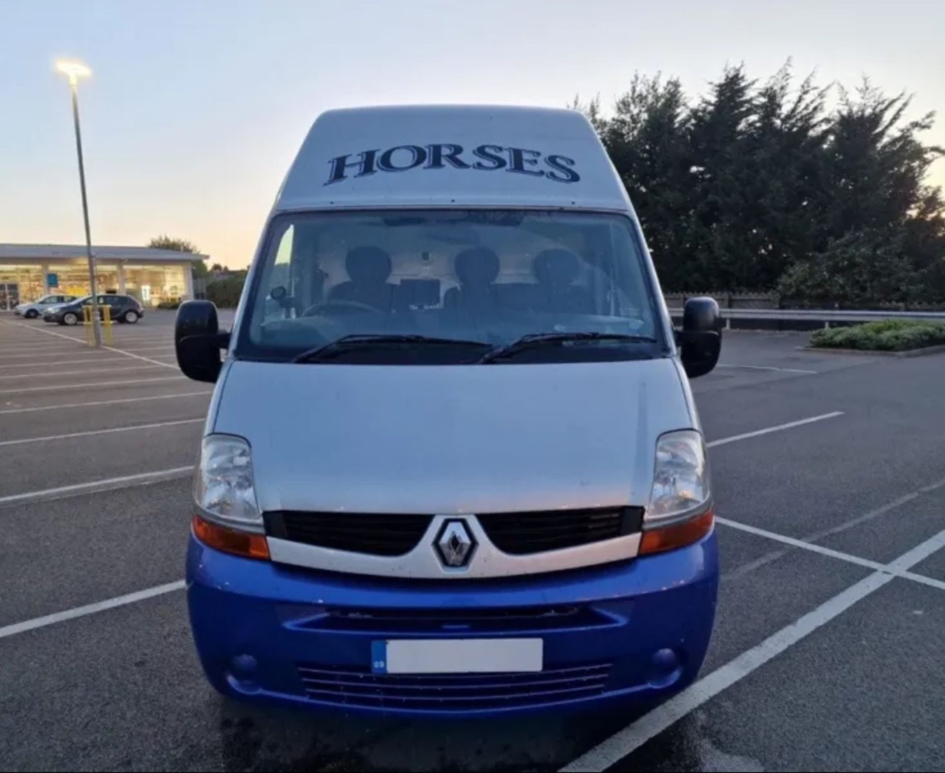 2007 /07 REG RENAULT MASTER LH35 DCI 120 2.5 DIESEL GREY AND BLUE HORSEBOX *NO VAT* - Image 2 of 15