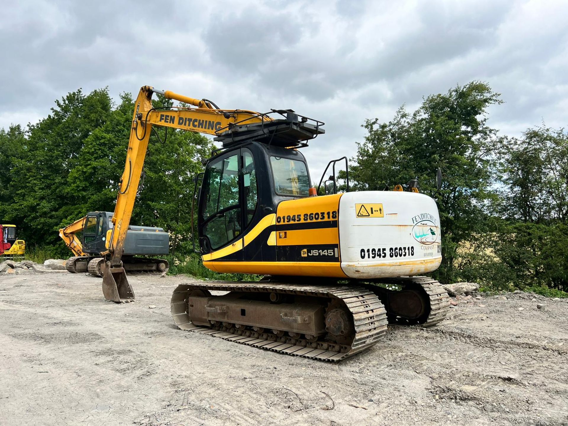 2007 JCB JS145 14.5 Tonne Excavator With Long Reach Boom *PLUS VAT* - Image 4 of 27