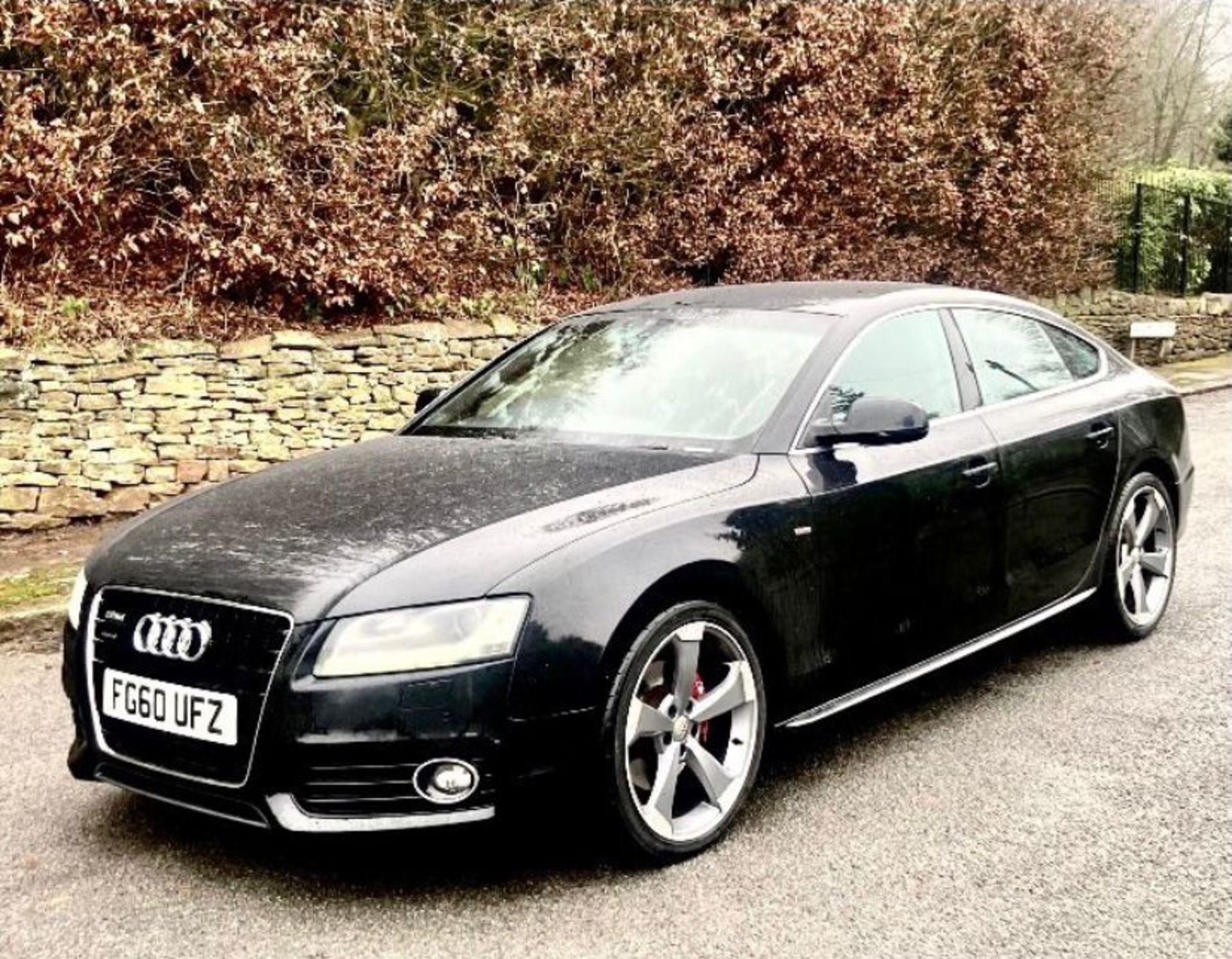 2010/60 REG AUD A5 S LINE TDI QUATTRO S-A 3.0 DIESEL SEMI AUTOMATIC BLACK COUPE *NO VAT* - Image 2 of 10