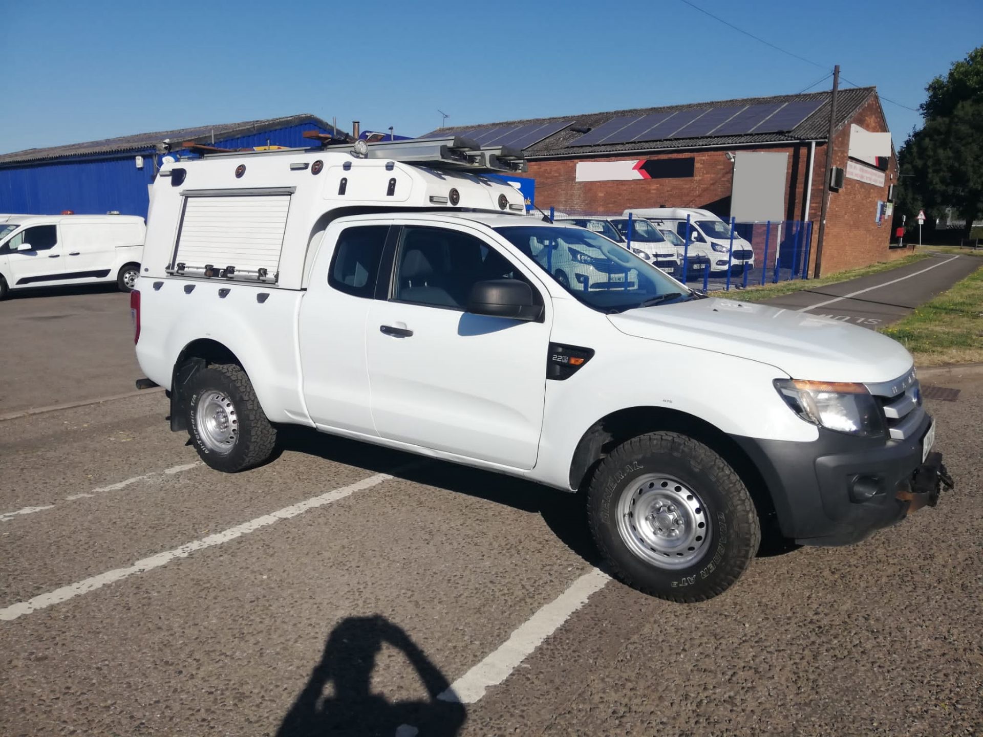 2014 FORD RANGER XL 4X4 TDCI WHITE PICK-UP *PLUS VAT* - Image 3 of 12