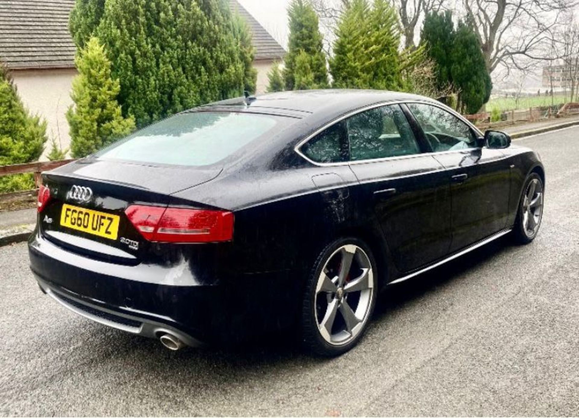 2010/60 REG AUD A5 S LINE TDI QUATTRO S-A 3.0 DIESEL SEMI AUTOMATIC BLACK COUPE *NO VAT* - Image 6 of 10