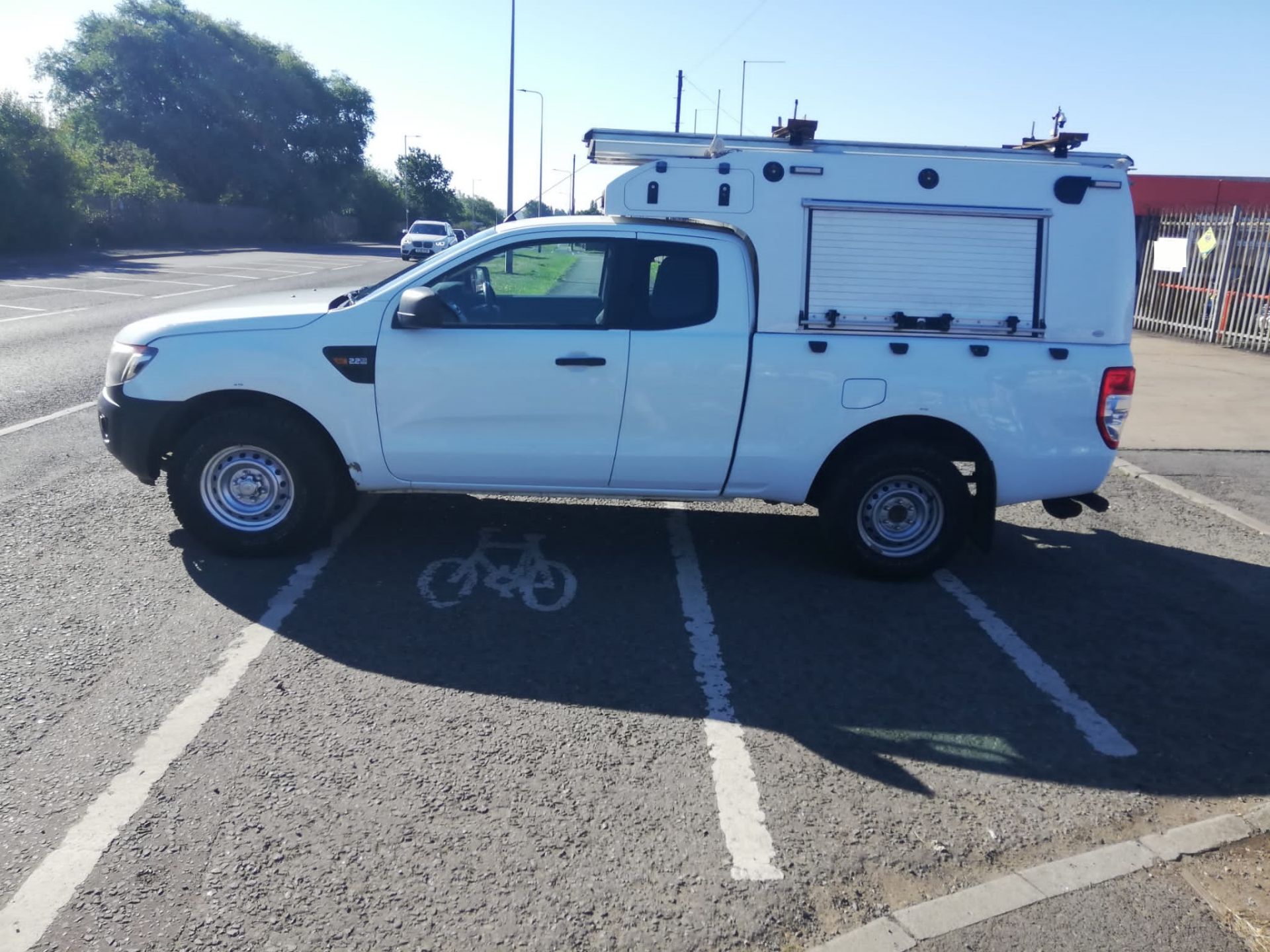 2014 FORD RANGER XL 4X4 TDCI WHITE PICK-UP *PLUS VAT* - Image 8 of 12