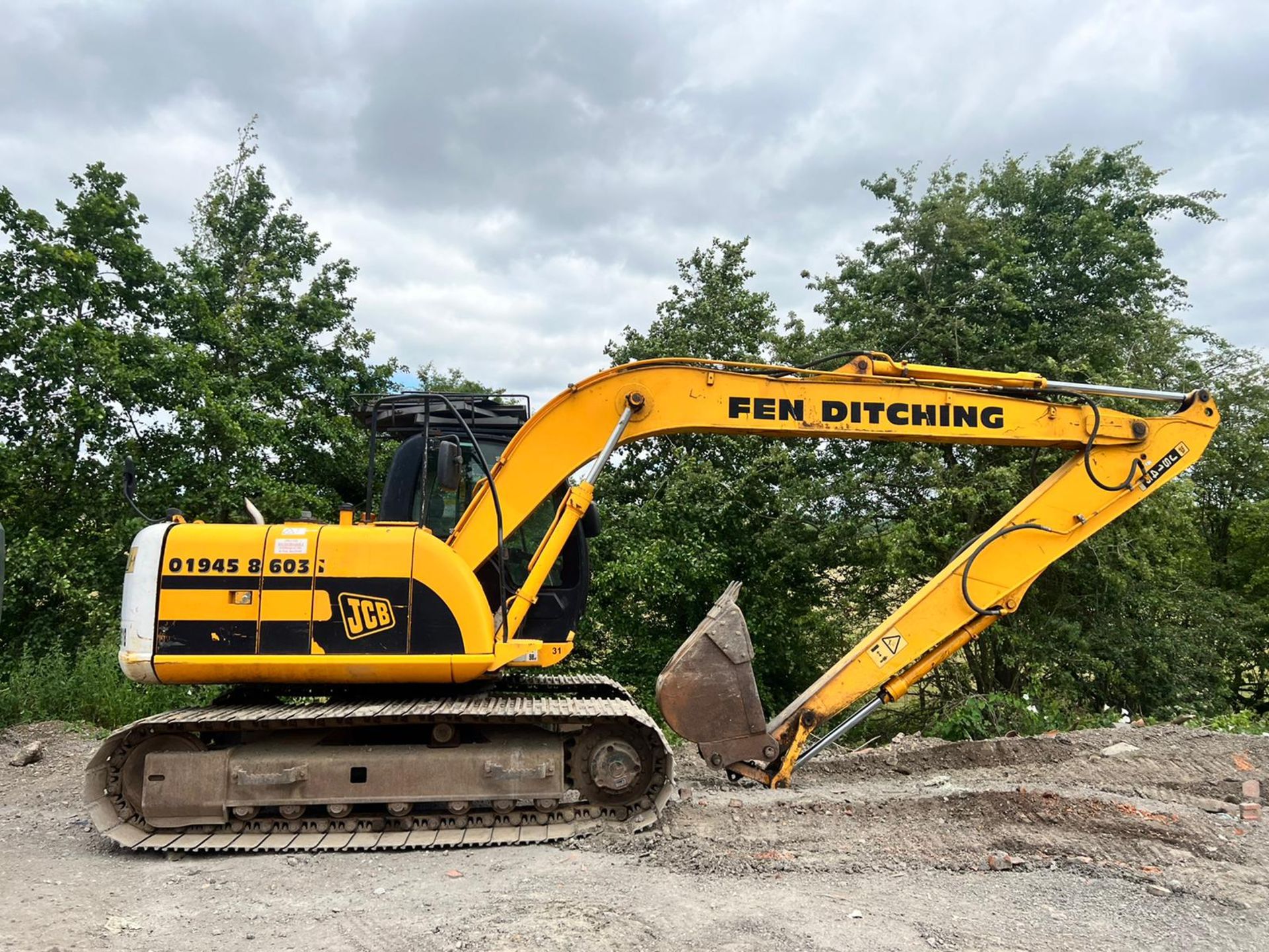 2007 JCB JS145 14.5 Tonne Excavator With Long Reach Boom *PLUS VAT* - Image 10 of 27