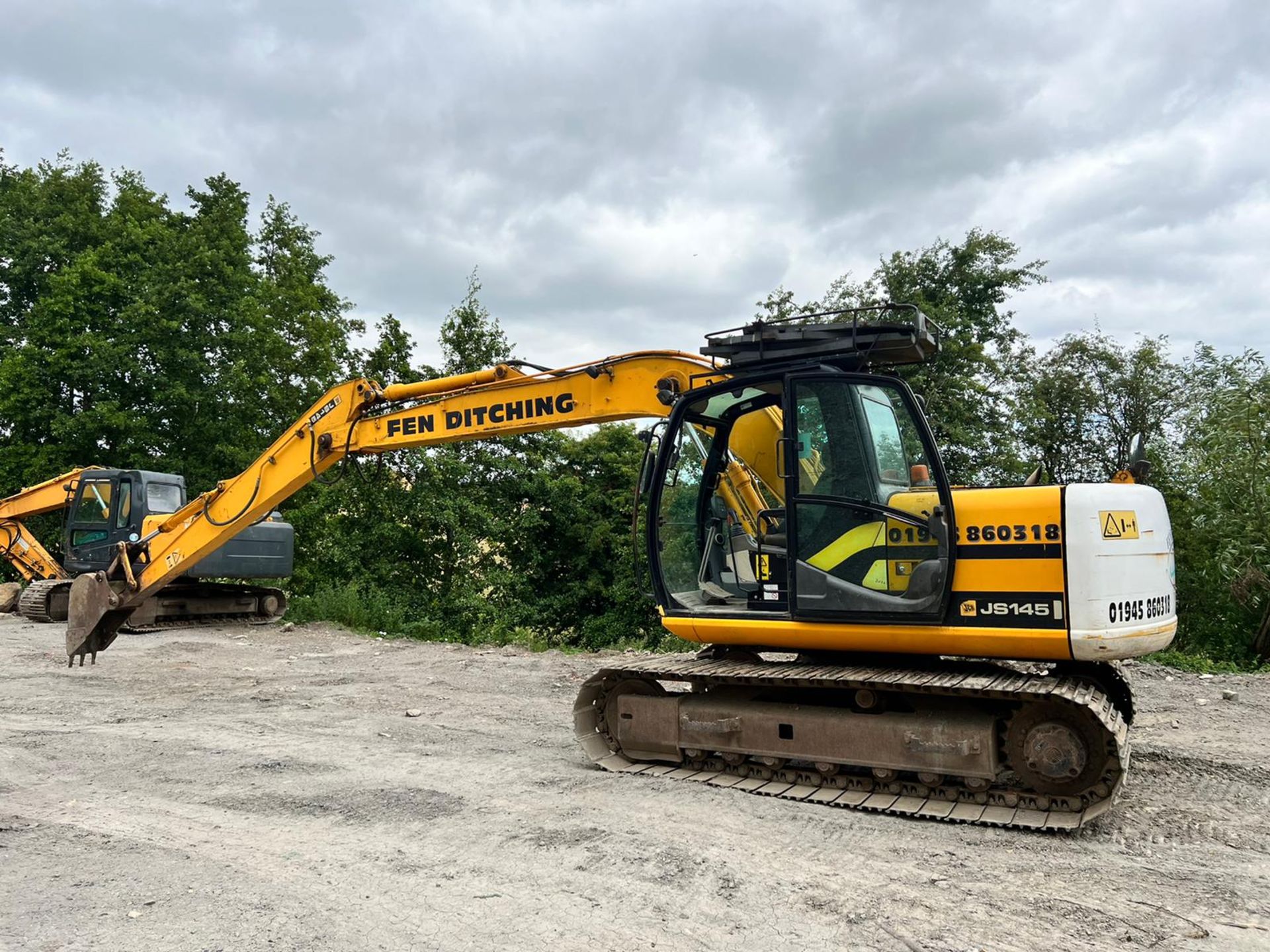 2007 JCB JS145 14.5 Tonne Excavator With Long Reach Boom *PLUS VAT* - Image 7 of 27