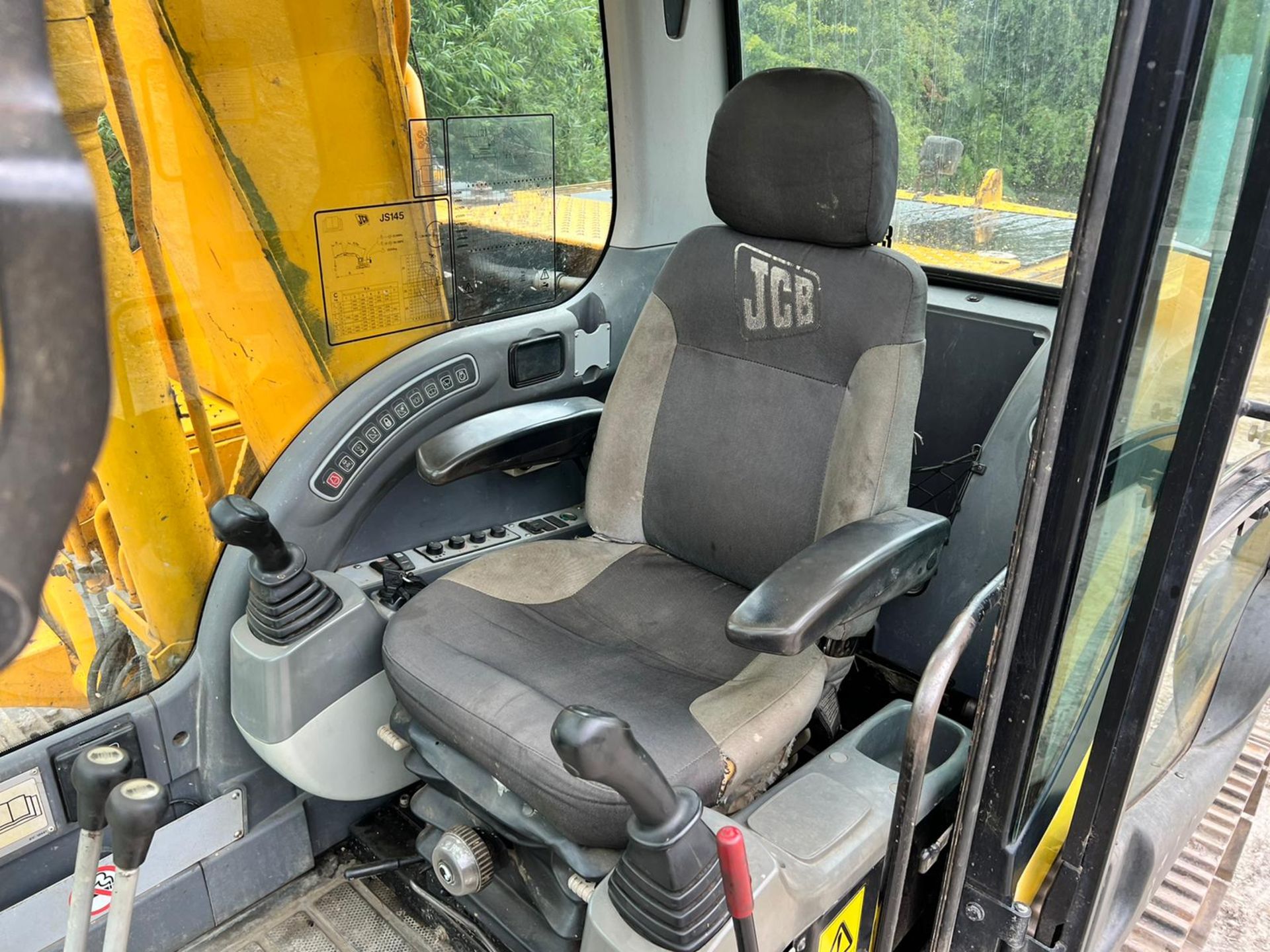 2007 JCB JS145 14.5 Tonne Excavator With Long Reach Boom *PLUS VAT* - Image 14 of 27