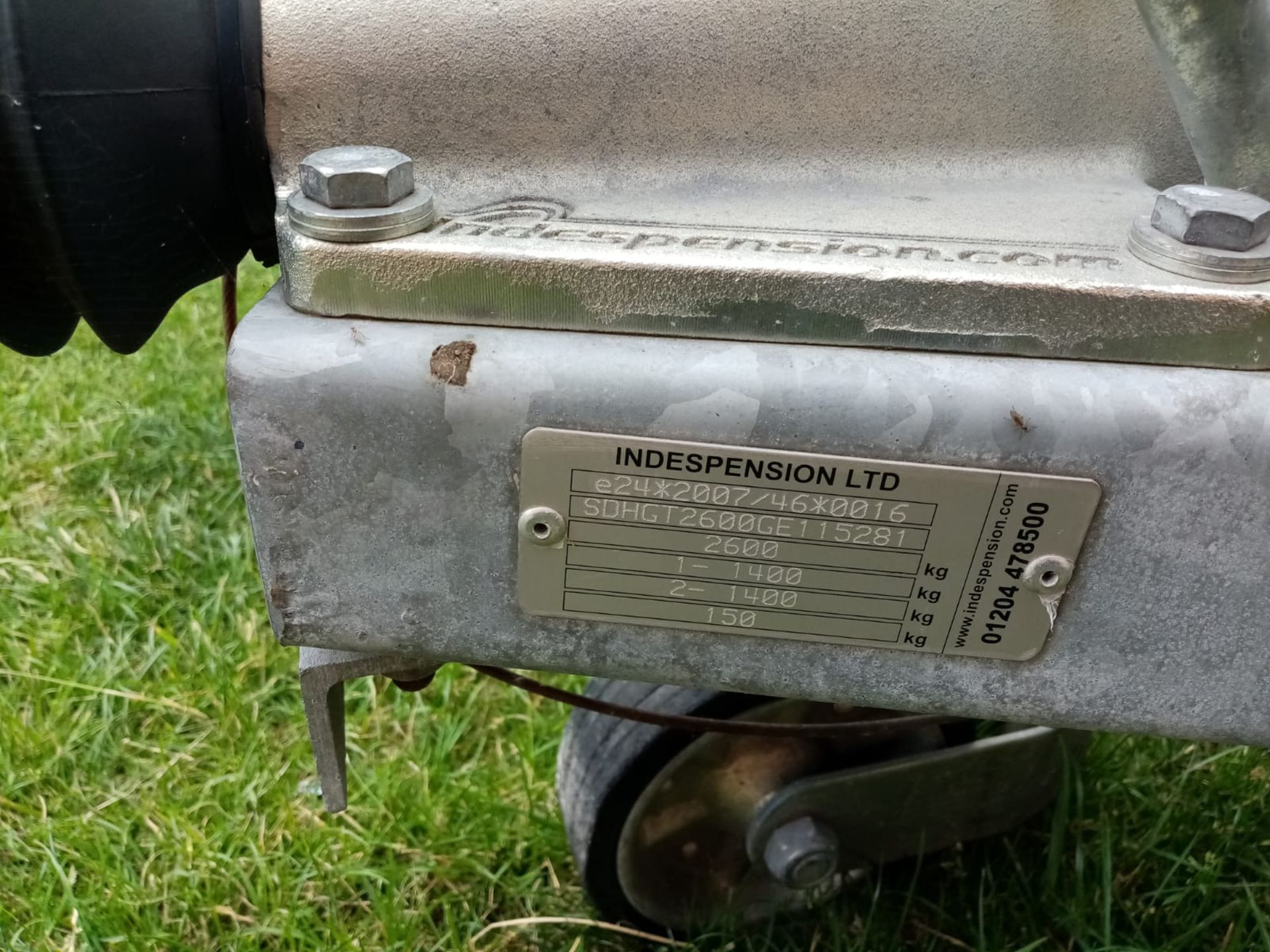 INDESPENSION 2600KG TRAILER *NO VAT* - Image 7 of 13