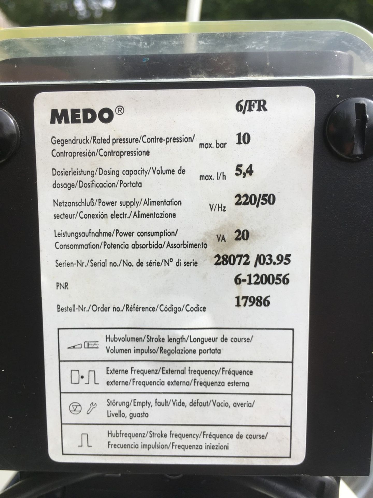 USED MEDOMAT FP 60 AND TANK *NO VAT* - Bild 11 aus 17