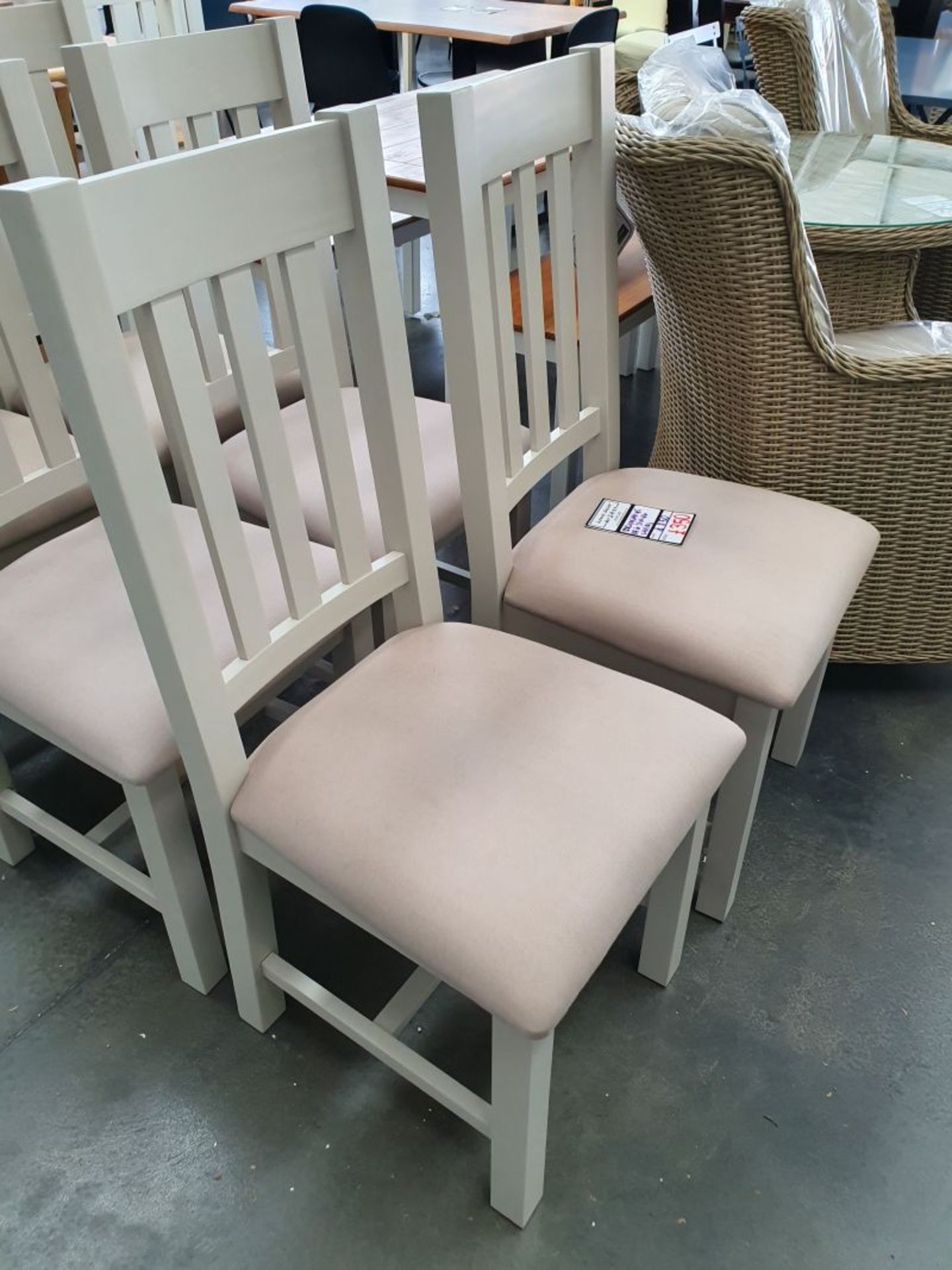 RICHMOND SET OF 6 DINING CHAIRS RRP £850 *NO VAT* - Image 2 of 2