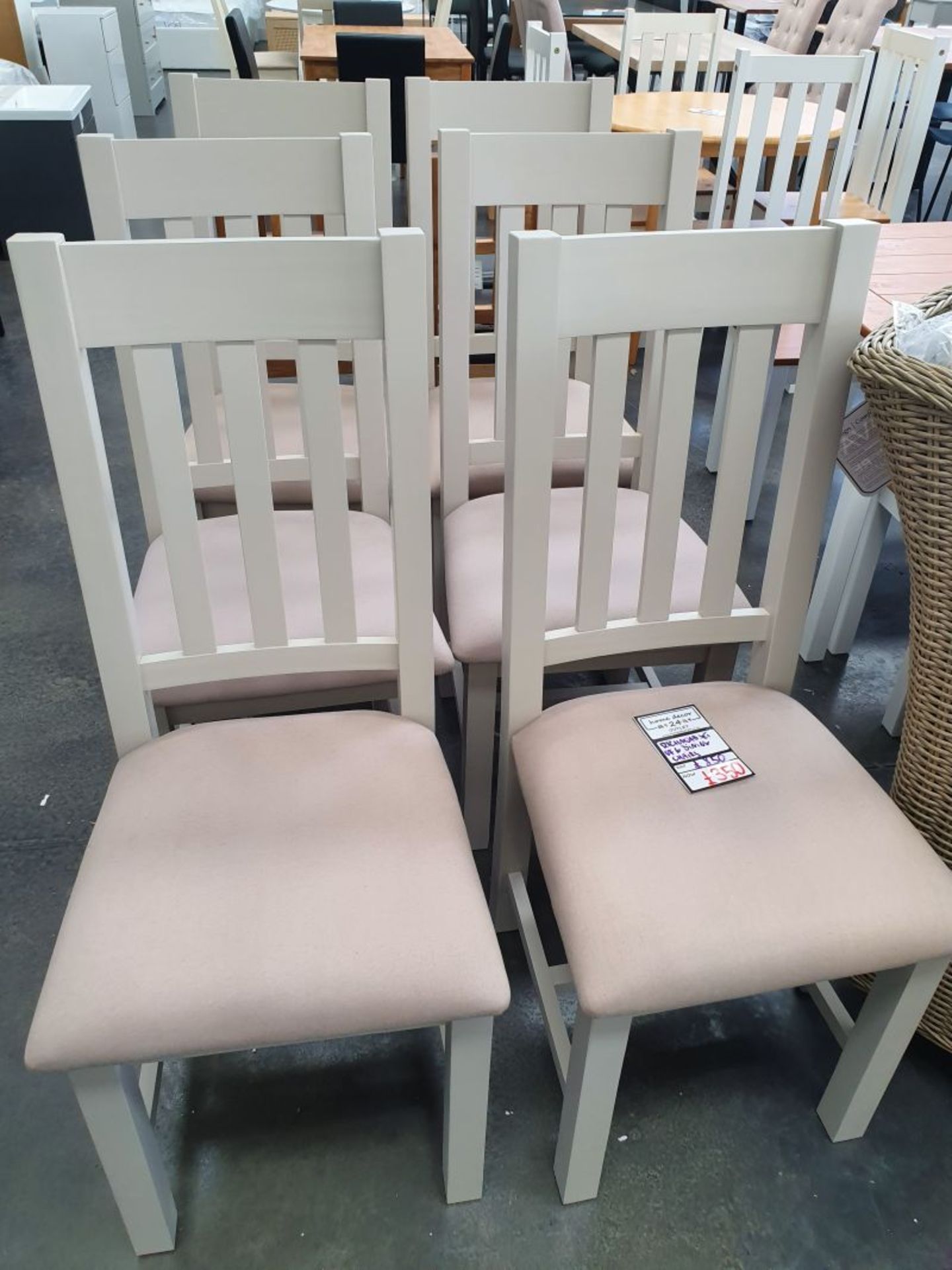 RICHMOND SET OF 6 DINING CHAIRS RRP £850 *NO VAT*