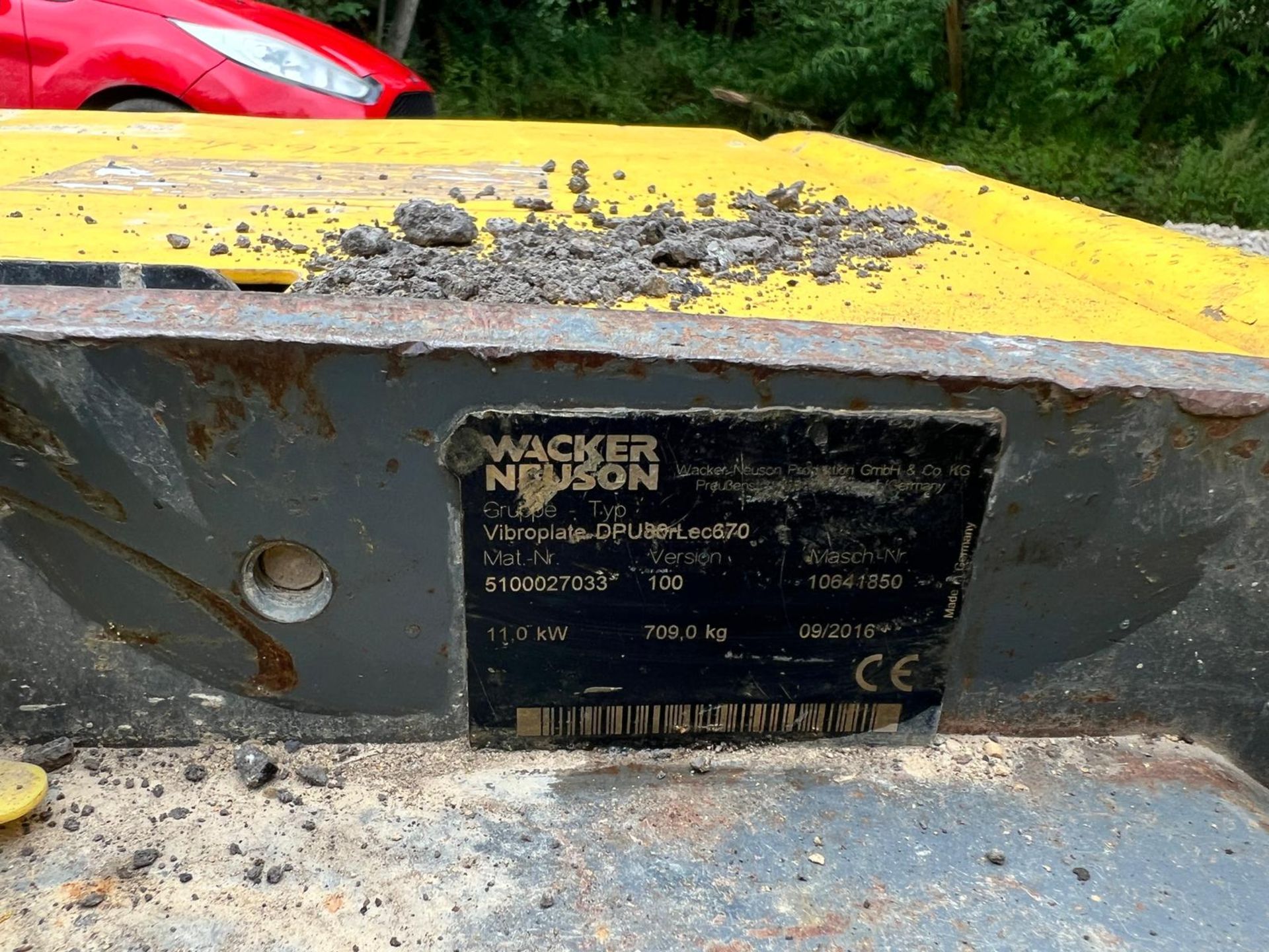 2016 WACKER NEUSON DPU80RLEC680 DIESEL COMPACTION PLATE WITH REMOTE CONTROL *PLUS VAT* - Image 5 of 11