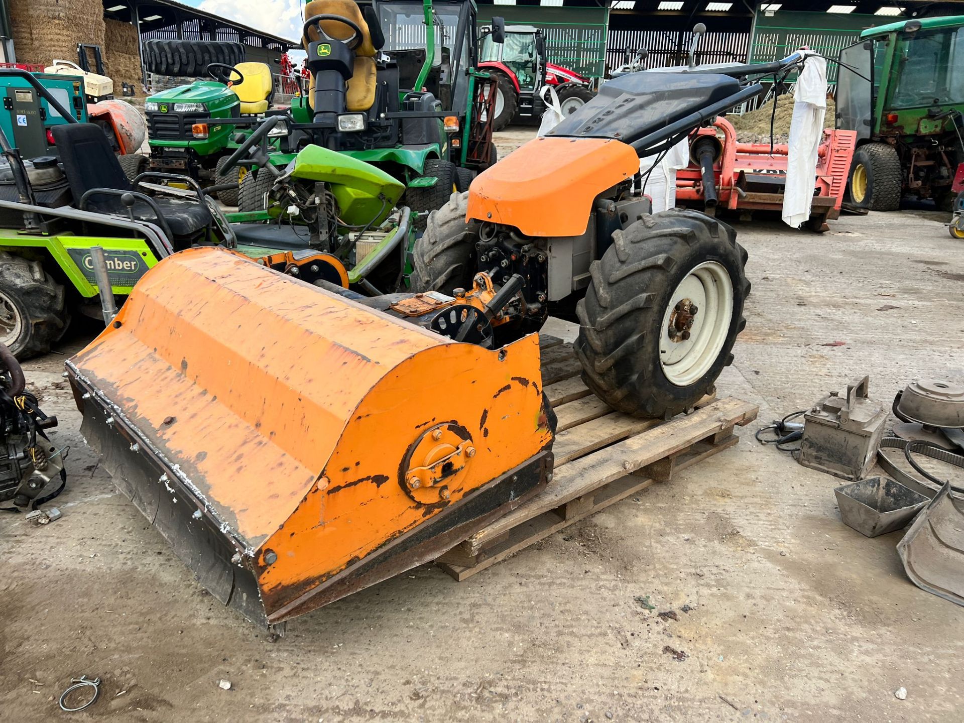 2011 Reform Hydro Walk Behind Flail Mower With Vanguard V Twin Engine, Good Solid 1 Metre Flail Head