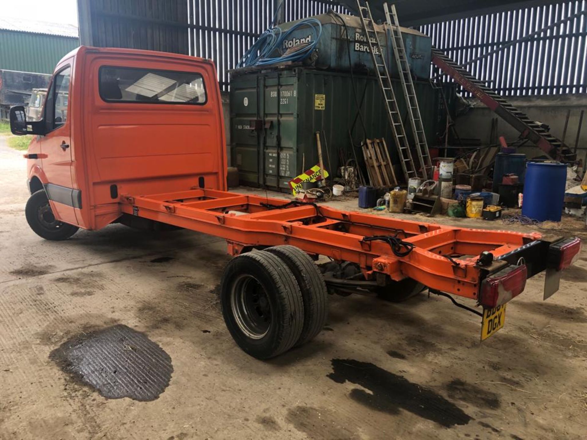 2011/61 MERCEDES-BENZ SPRINTER 513 CDI ORANGE LWD CHASSIS CAB, 185,557 MILES *PLUS VAT* - Image 6 of 13