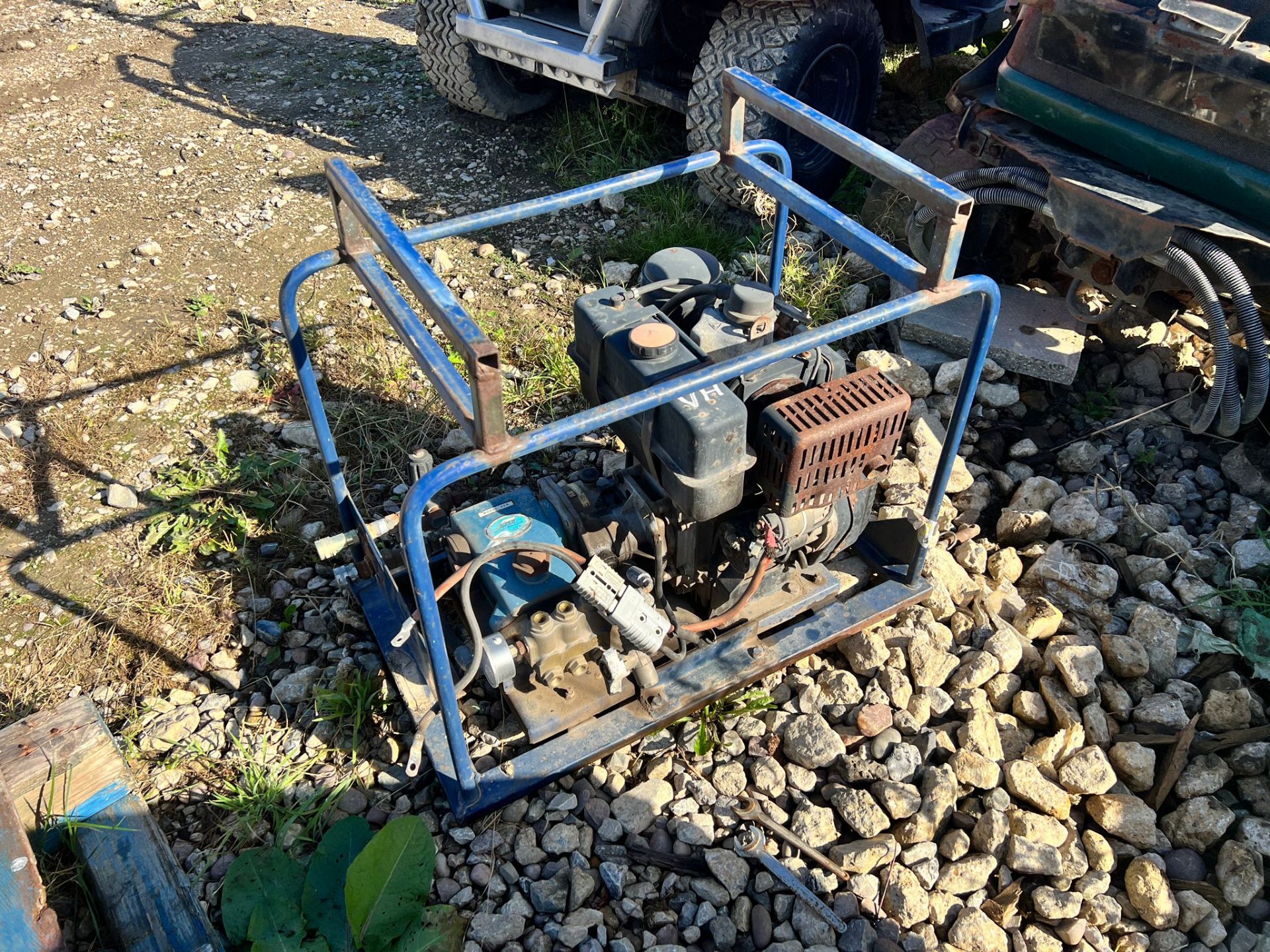 DIESEL DRIVEN PRESSURE WASHER, LOMBARDINI DIESEL ENGINE *PLUS VAT*