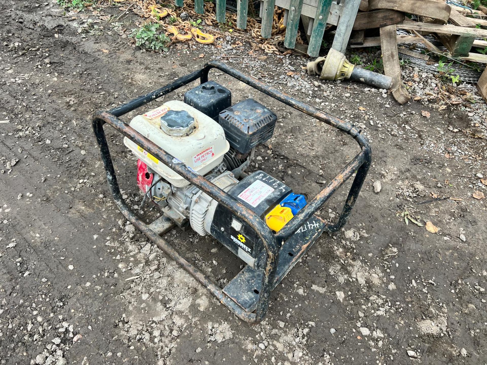 HONDA 3KVA PETROL GENERATOR, RUNS *PLUS VAT*